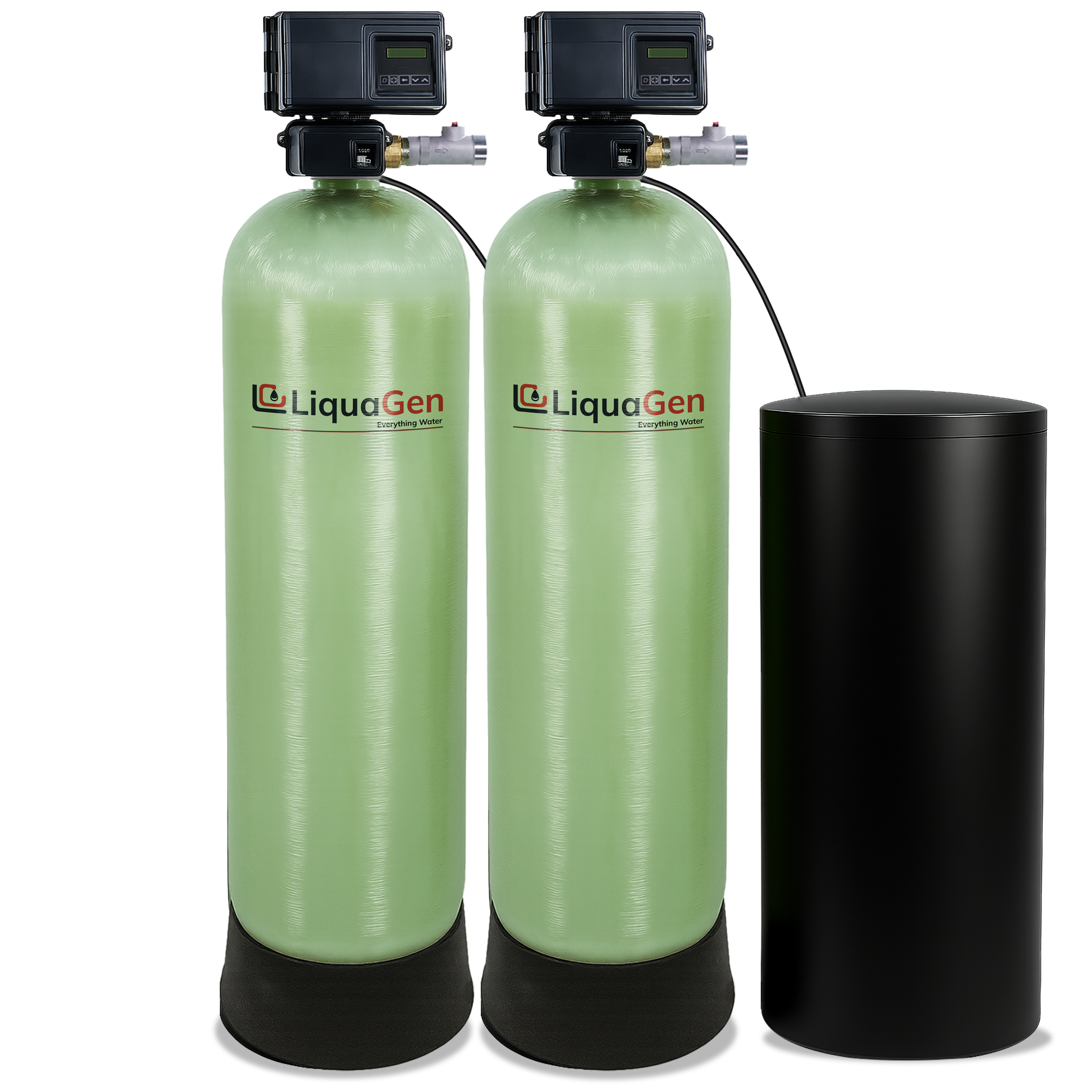 2" Dual Tank Commercial Water Softener - LiquaGen Water