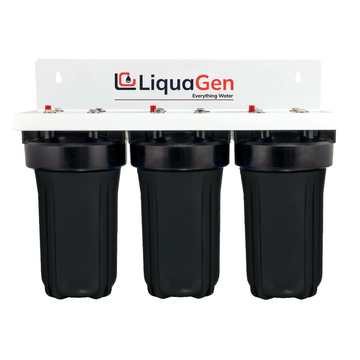 4.5" x 10" Triple Spot Free Deionizer System - LiquaGen Water