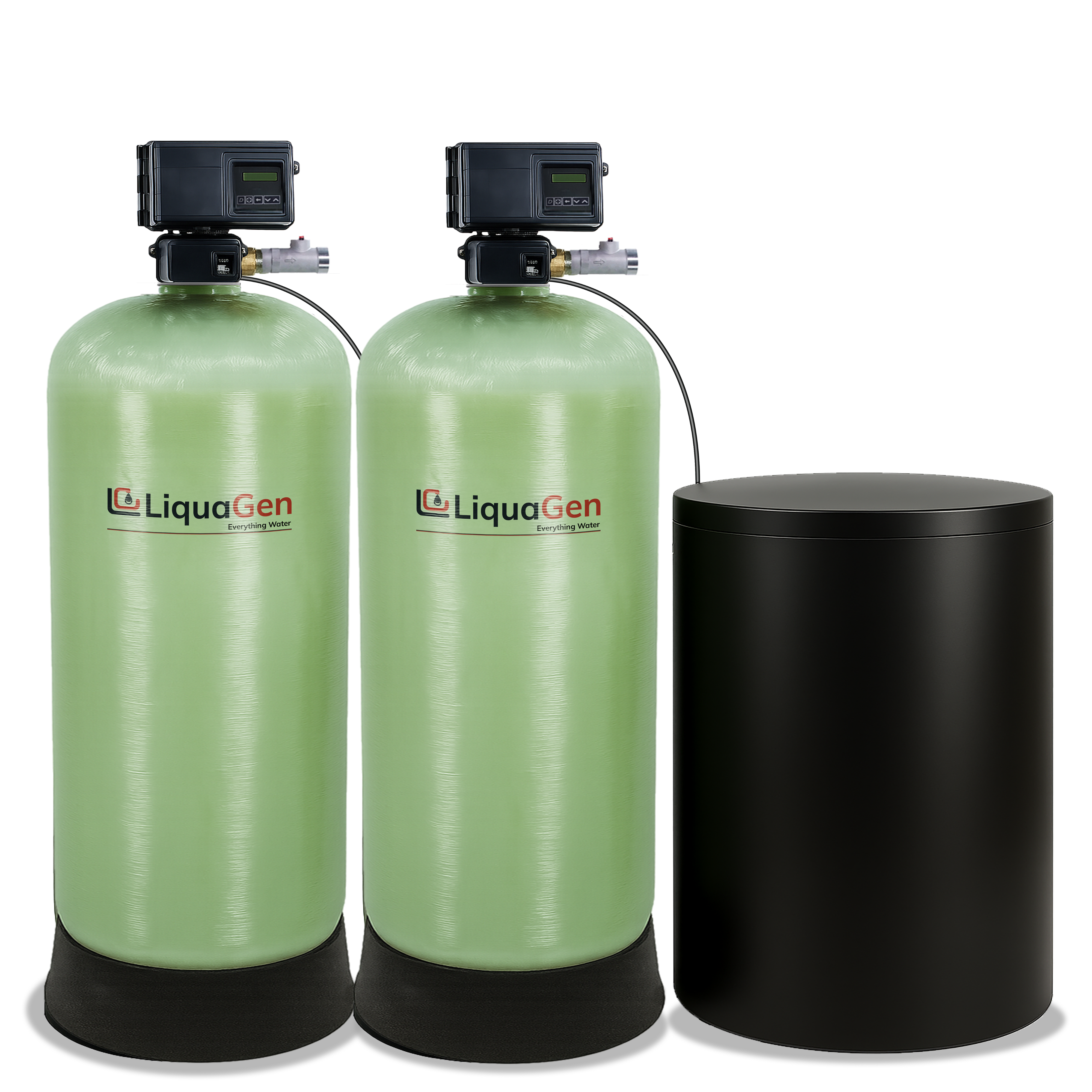 2" Dual Tank Commercial Water Softener - LiquaGen Water