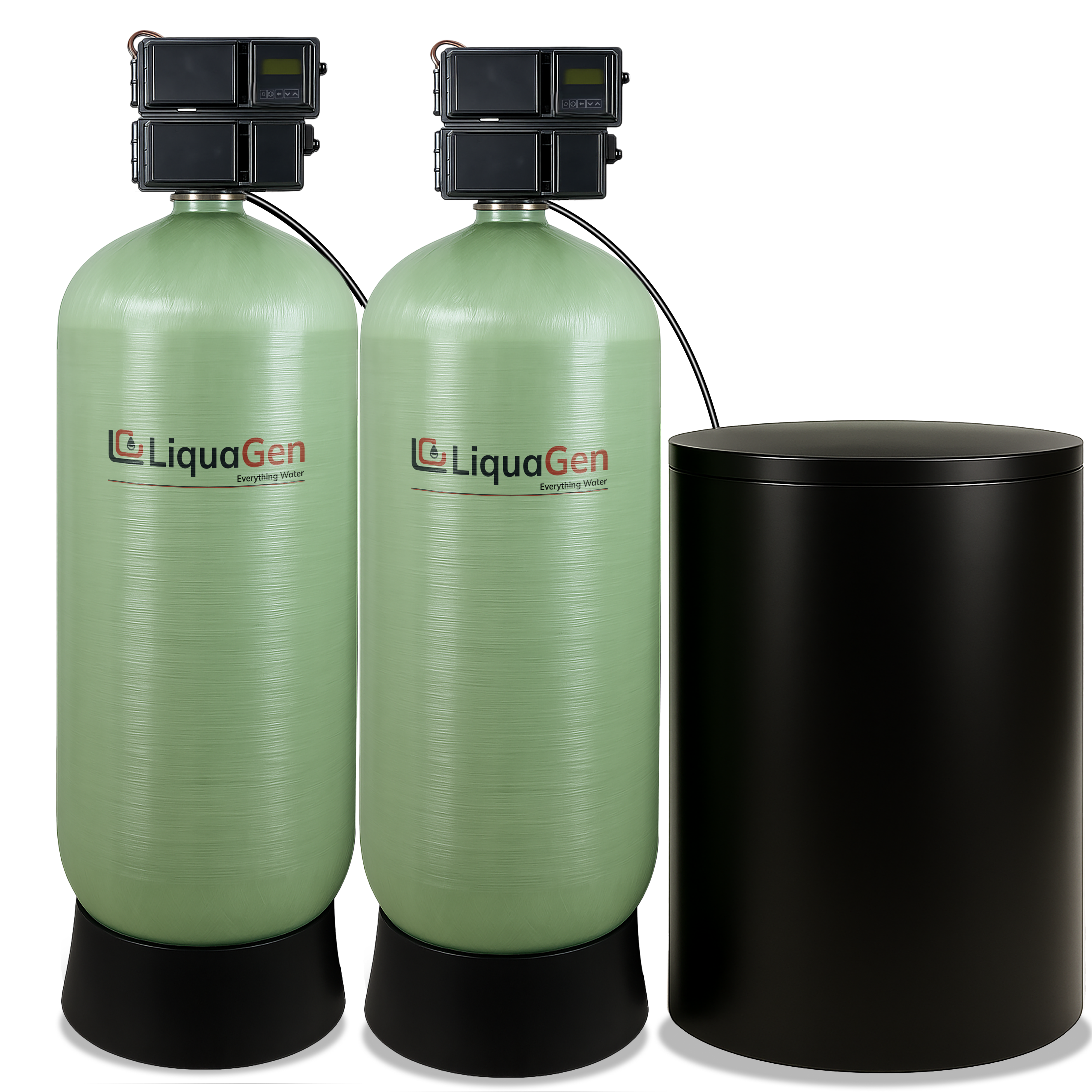 3" Dual Tank Commercial Water Softener - LiquaGen Water