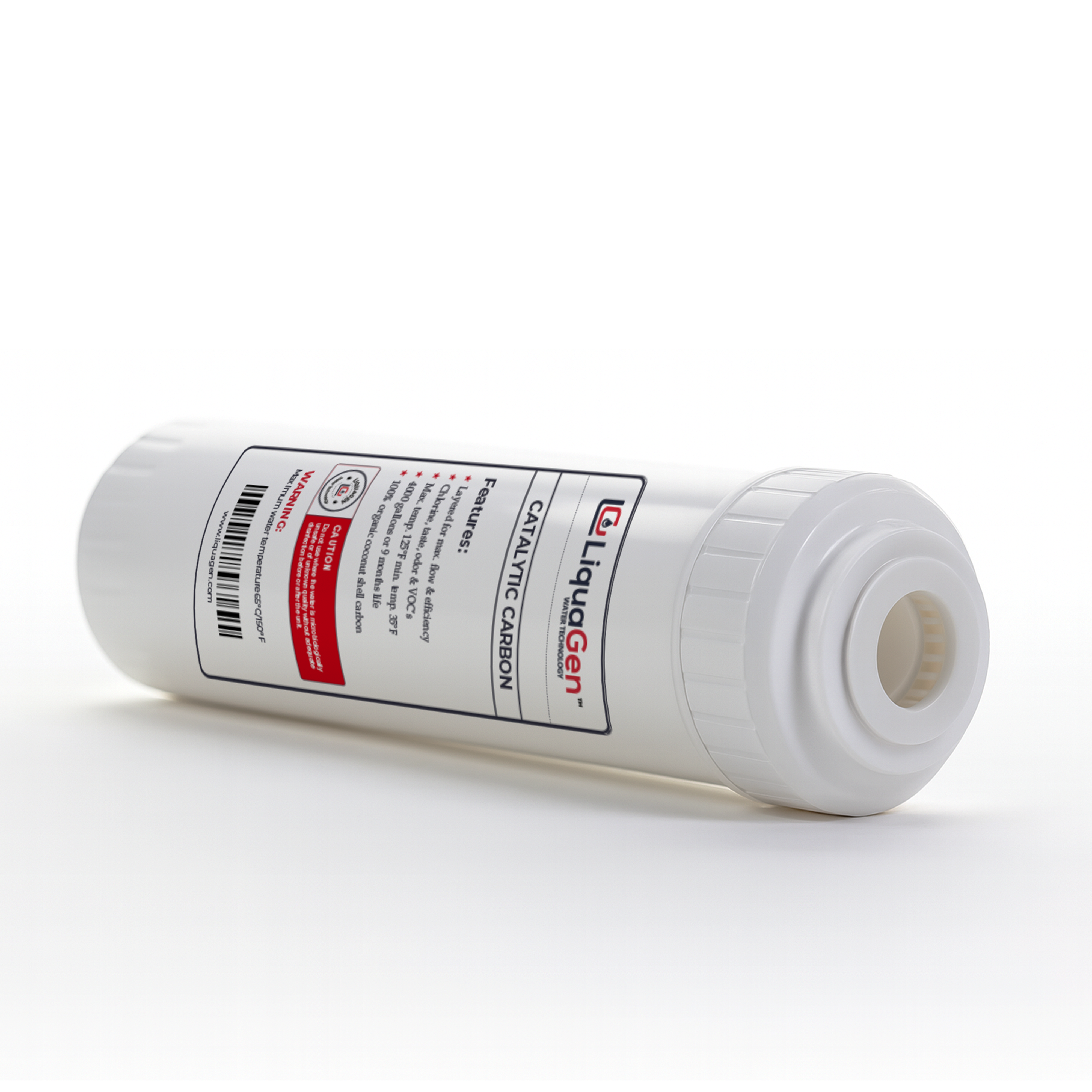 2.5" x 10" Catalytic Carbon Filter Cartridge (Chlorine & Chloramine Reduction)