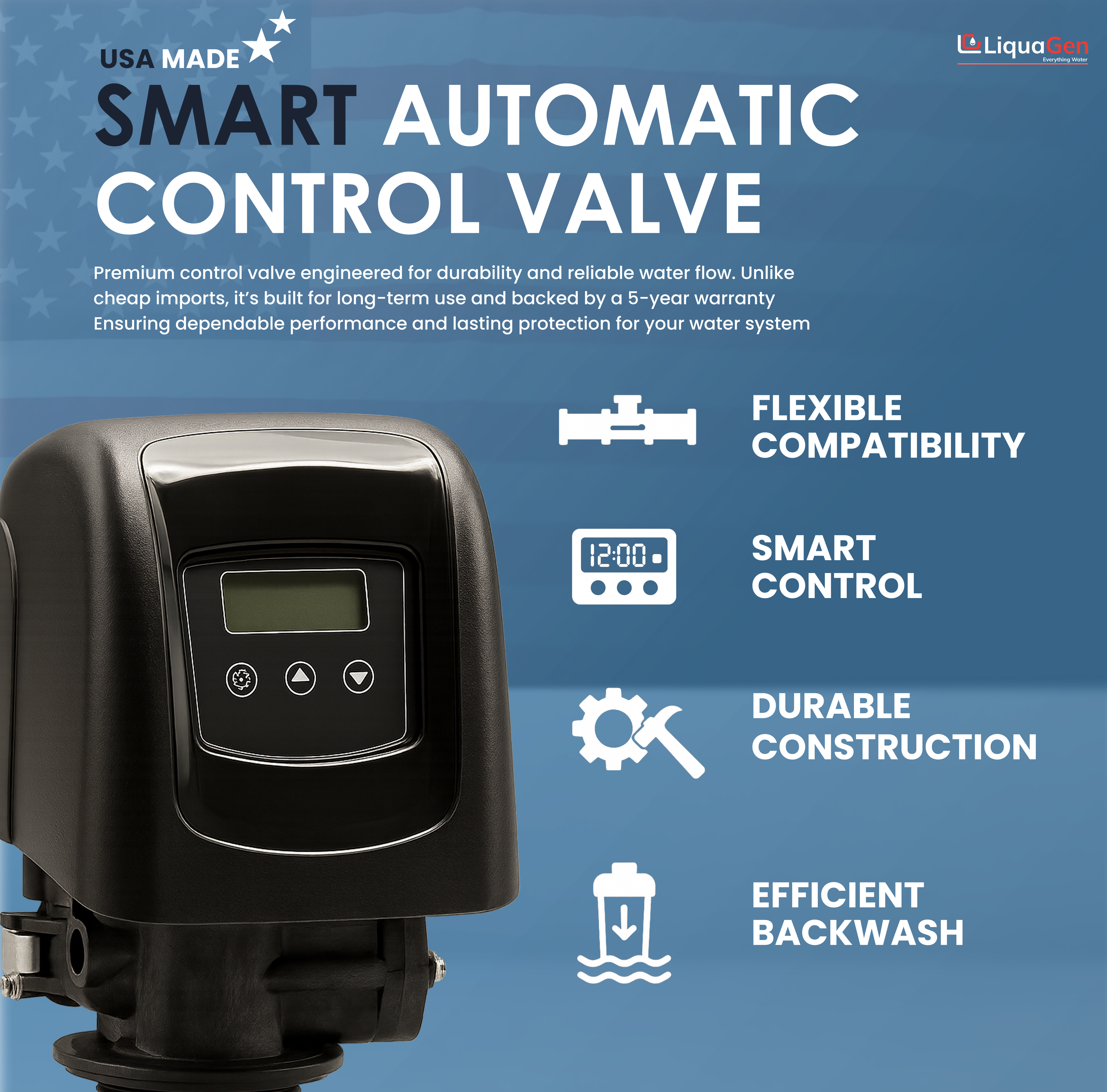 Ultimate Whole House Well Water Filter + Salt Based Water Softener - LiquaGen Water