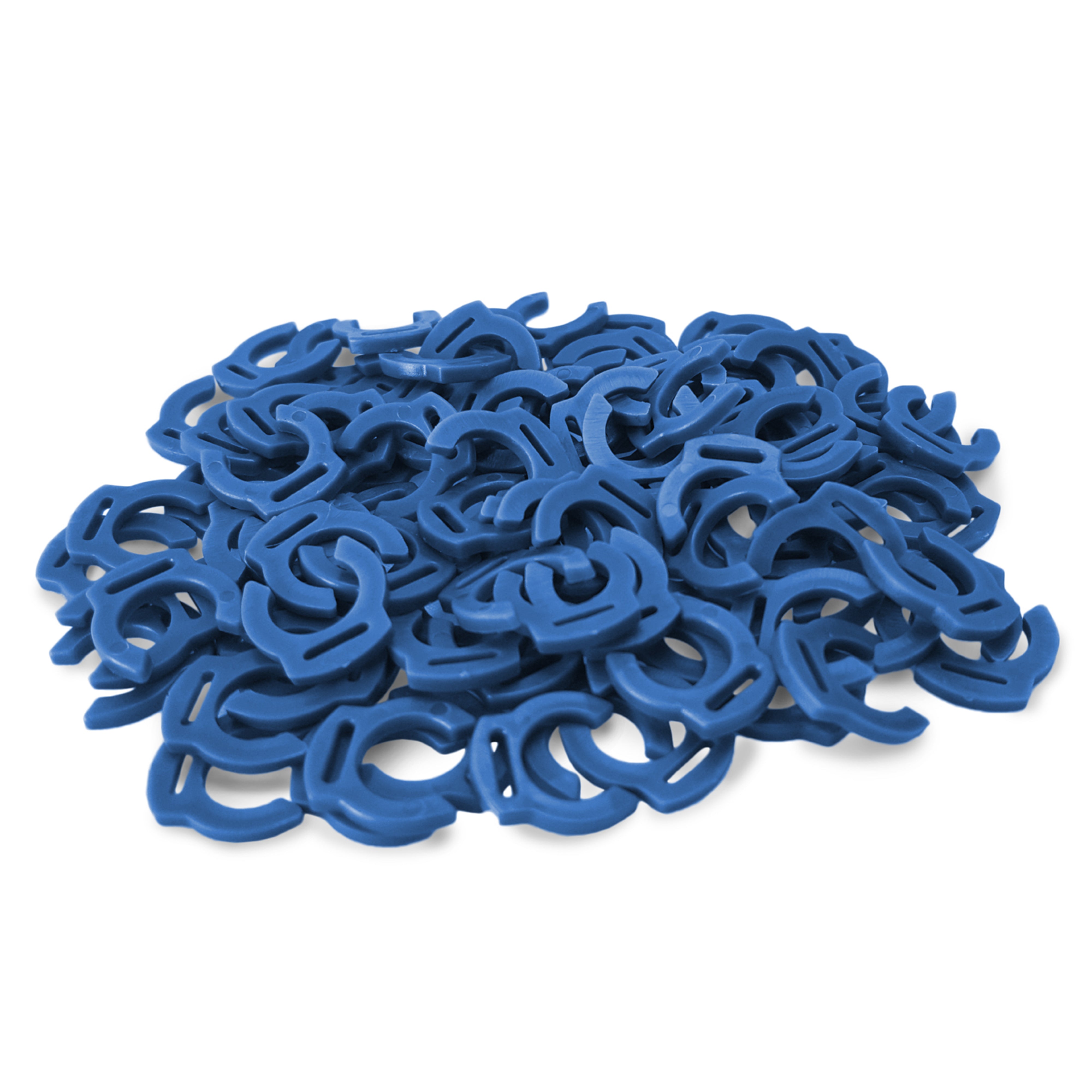 Blue Locking Clips, 1/4"