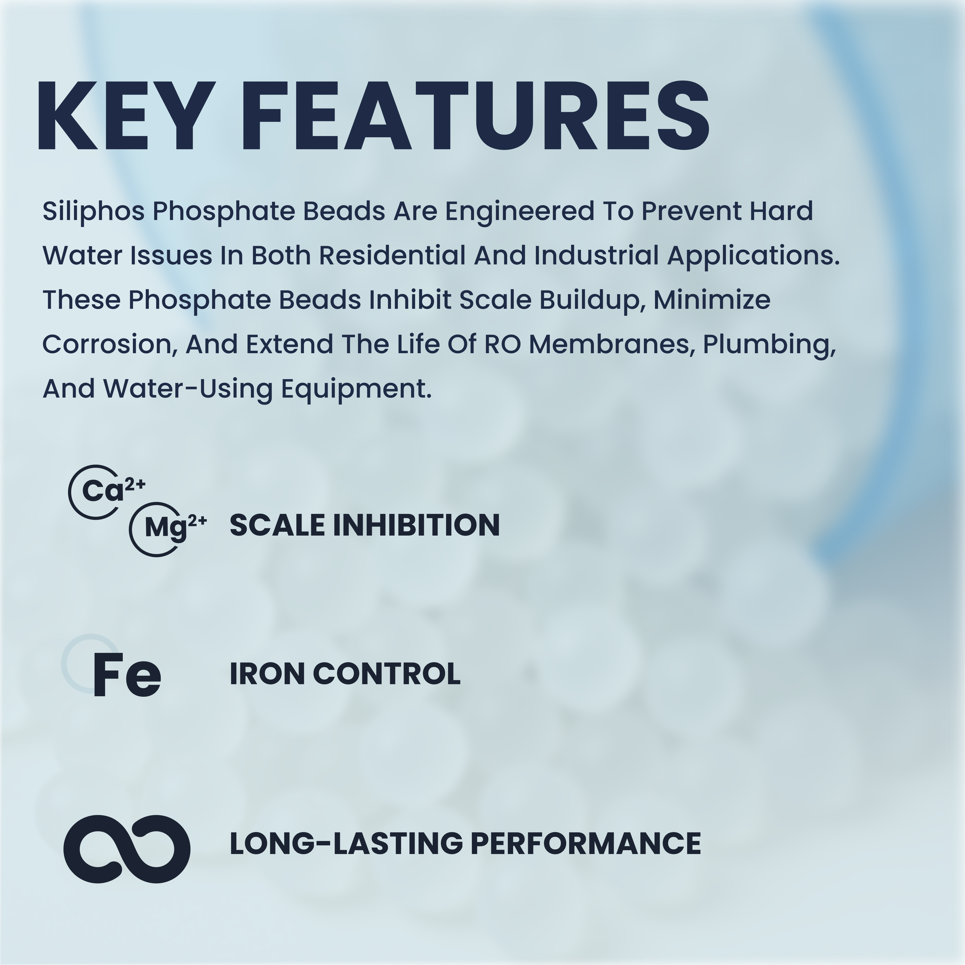 Antiscalant Balls for Hard Water – Siliphos Phosphate Beads for Scale Prevention