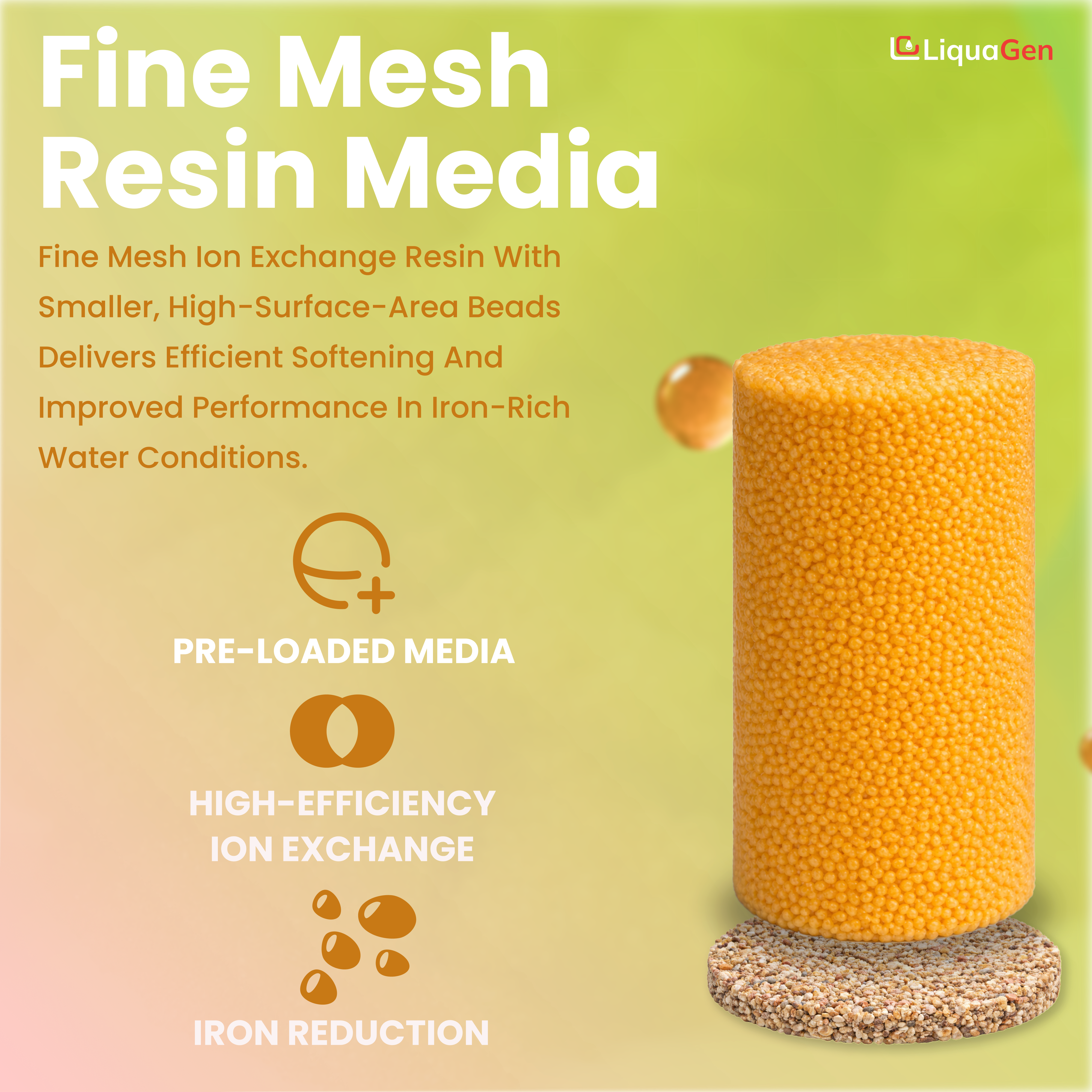 Pre-Loaded Water Softener Tank with Fine Mesh Resin & Riser Tube – Multiple Sizes