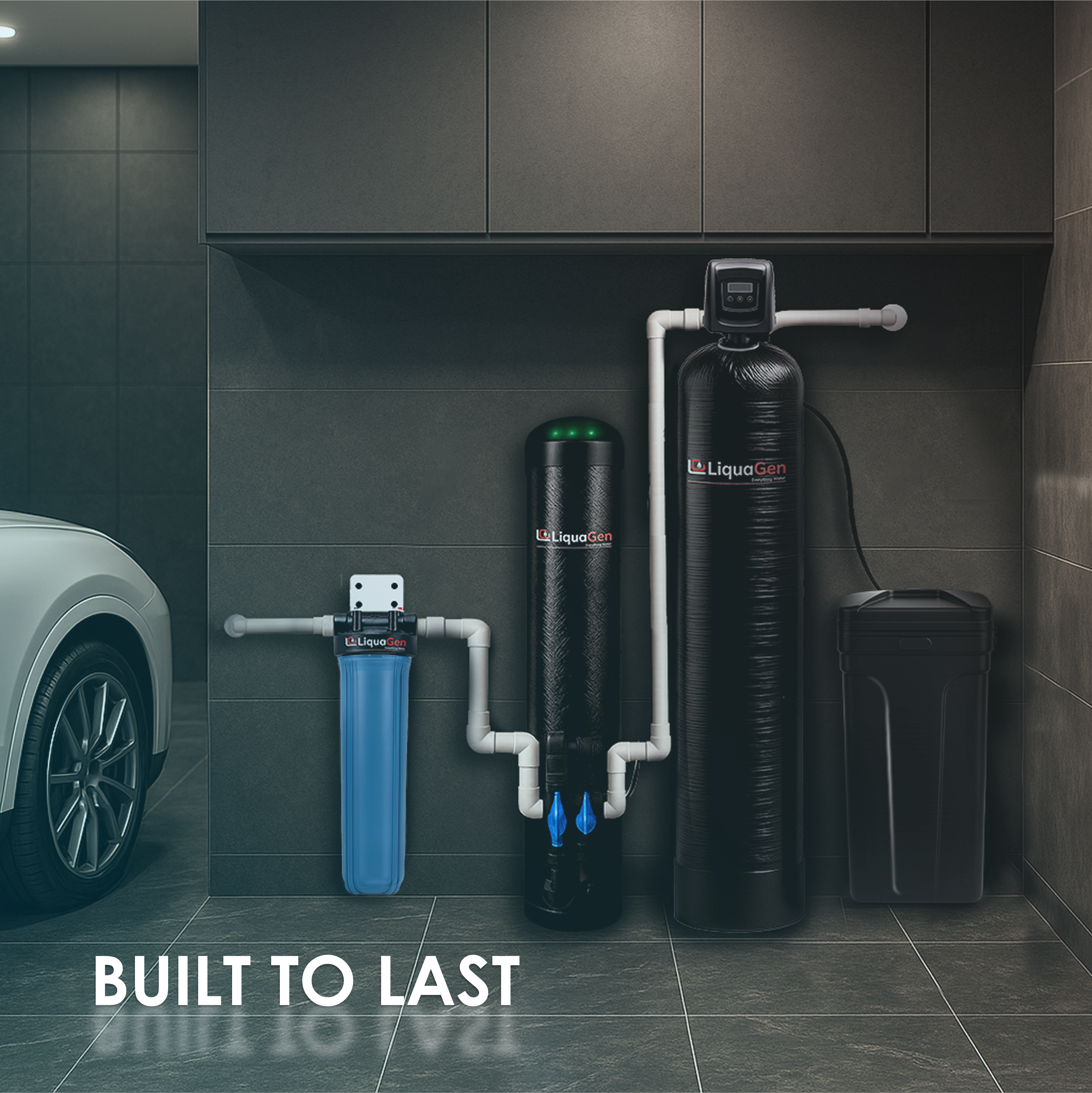 Lead, Cyst & PFOA/ PFOS Removal + Salt Based Water Softener System