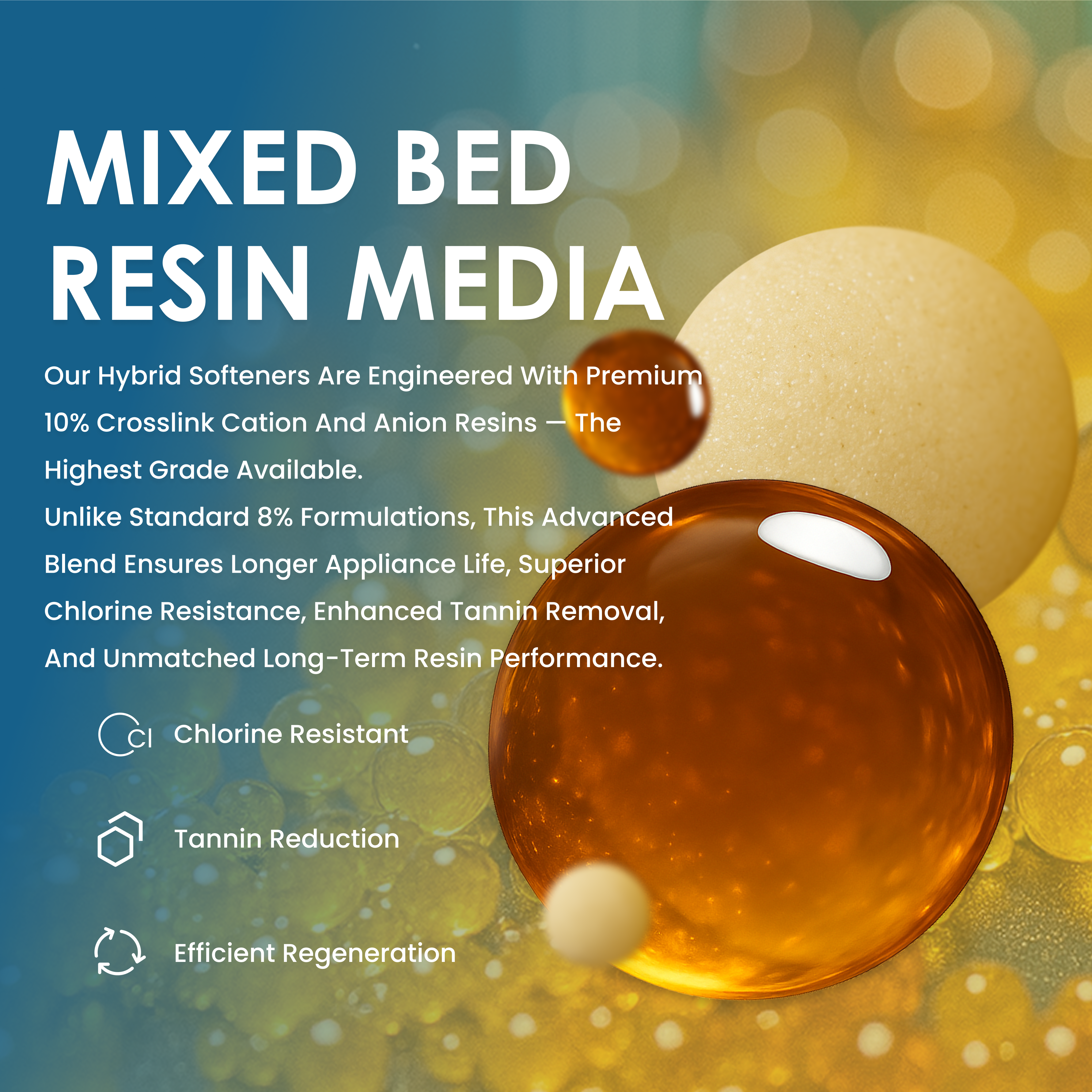 Hybrid Tannin + Salt Based Water Softener System