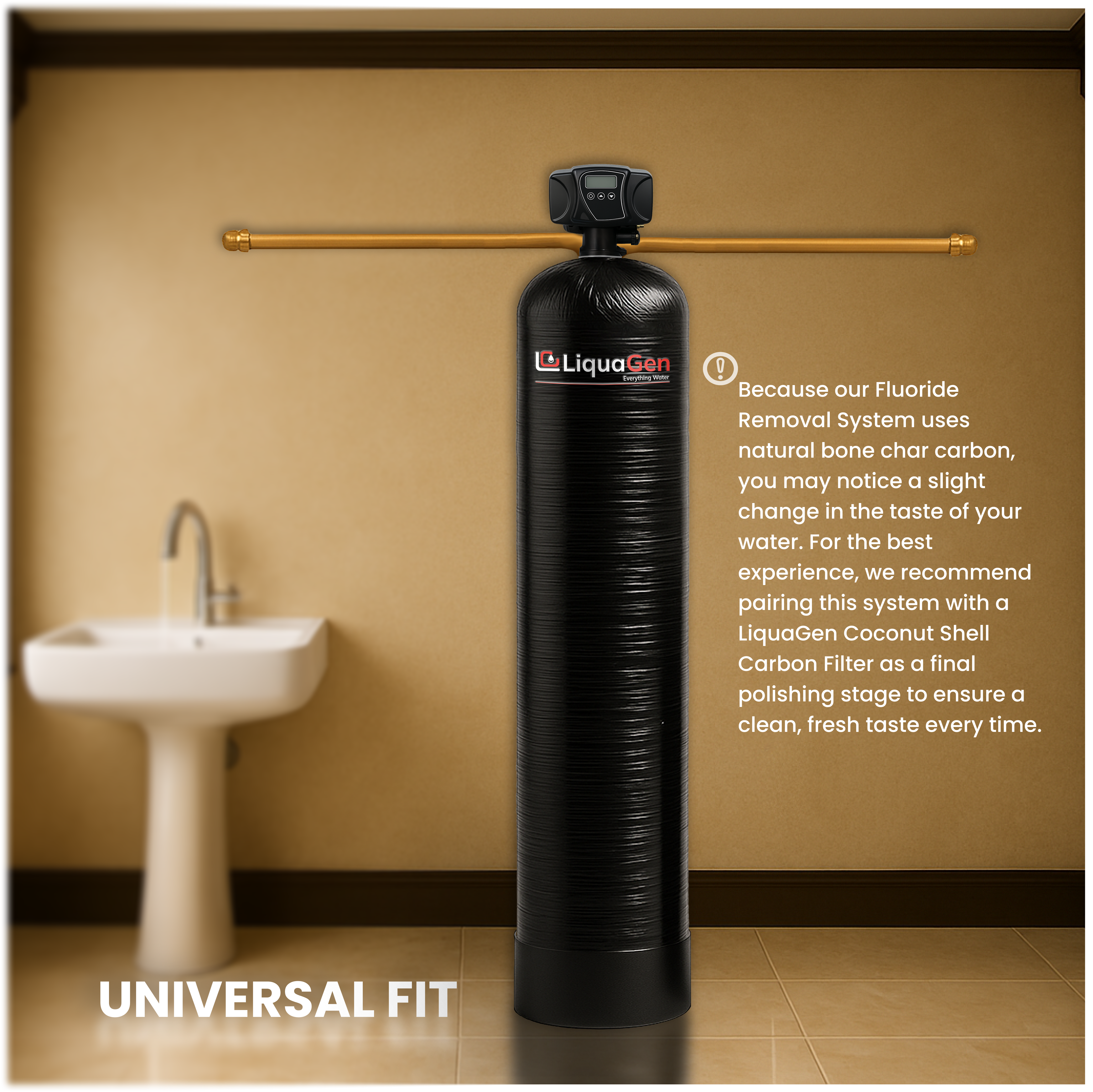 Smart Automatic Fluoride Removal Filter System - LiquaGen Water