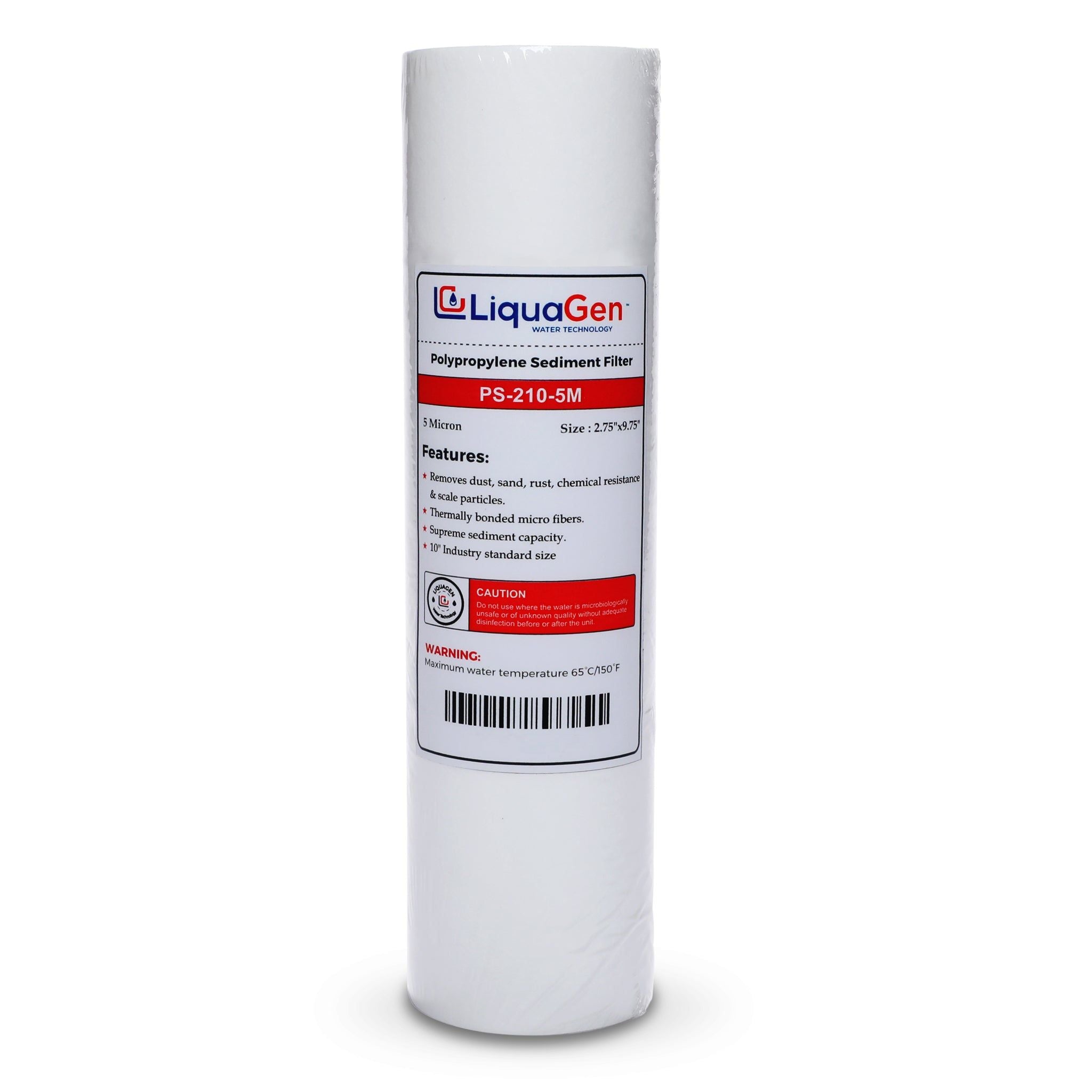 2.5" x 10" Sediment Depth Filter - LiquaGen Water