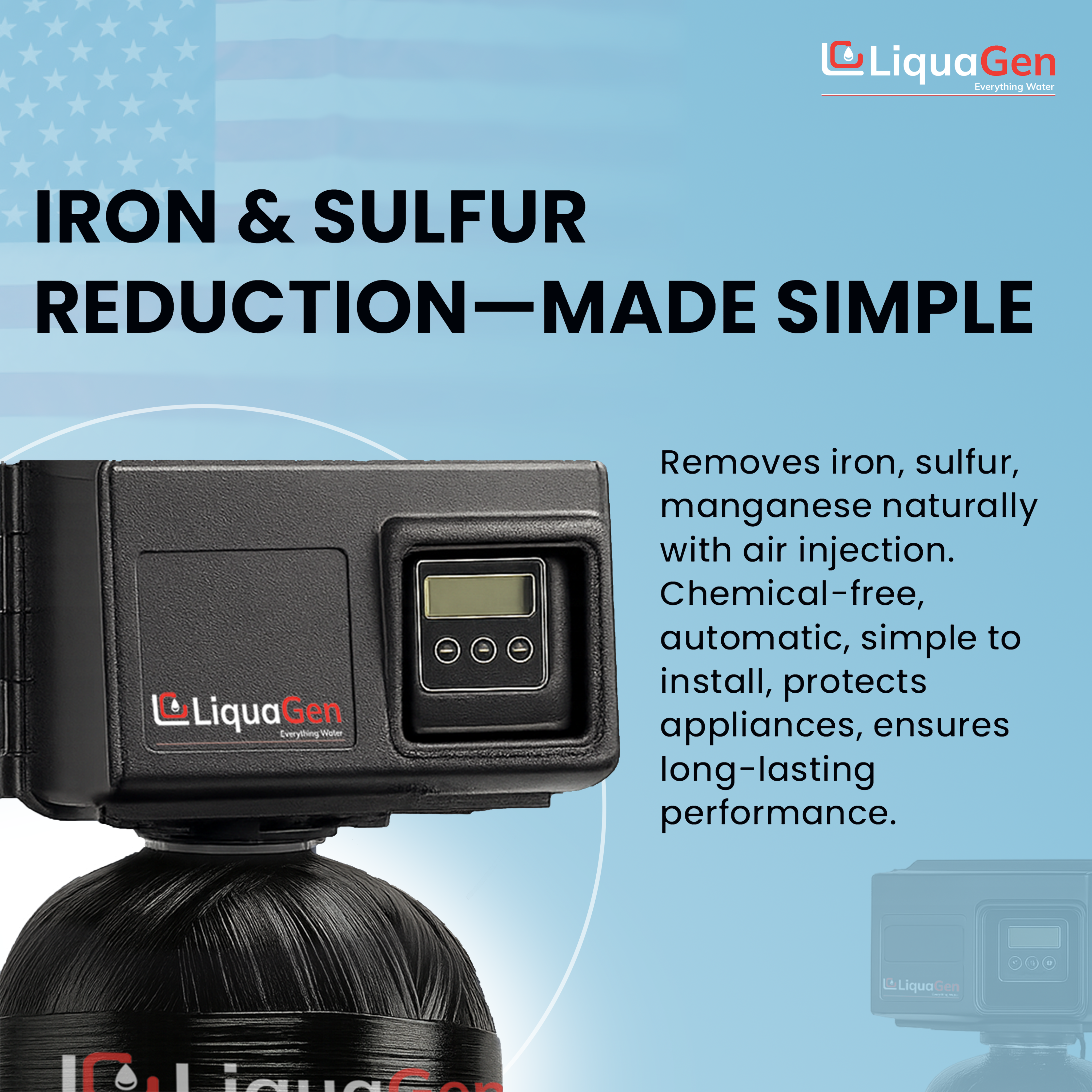 Ultimate Whole House Well Water Filter Salt-Free Conditioner System Combo - LiquaGen Water