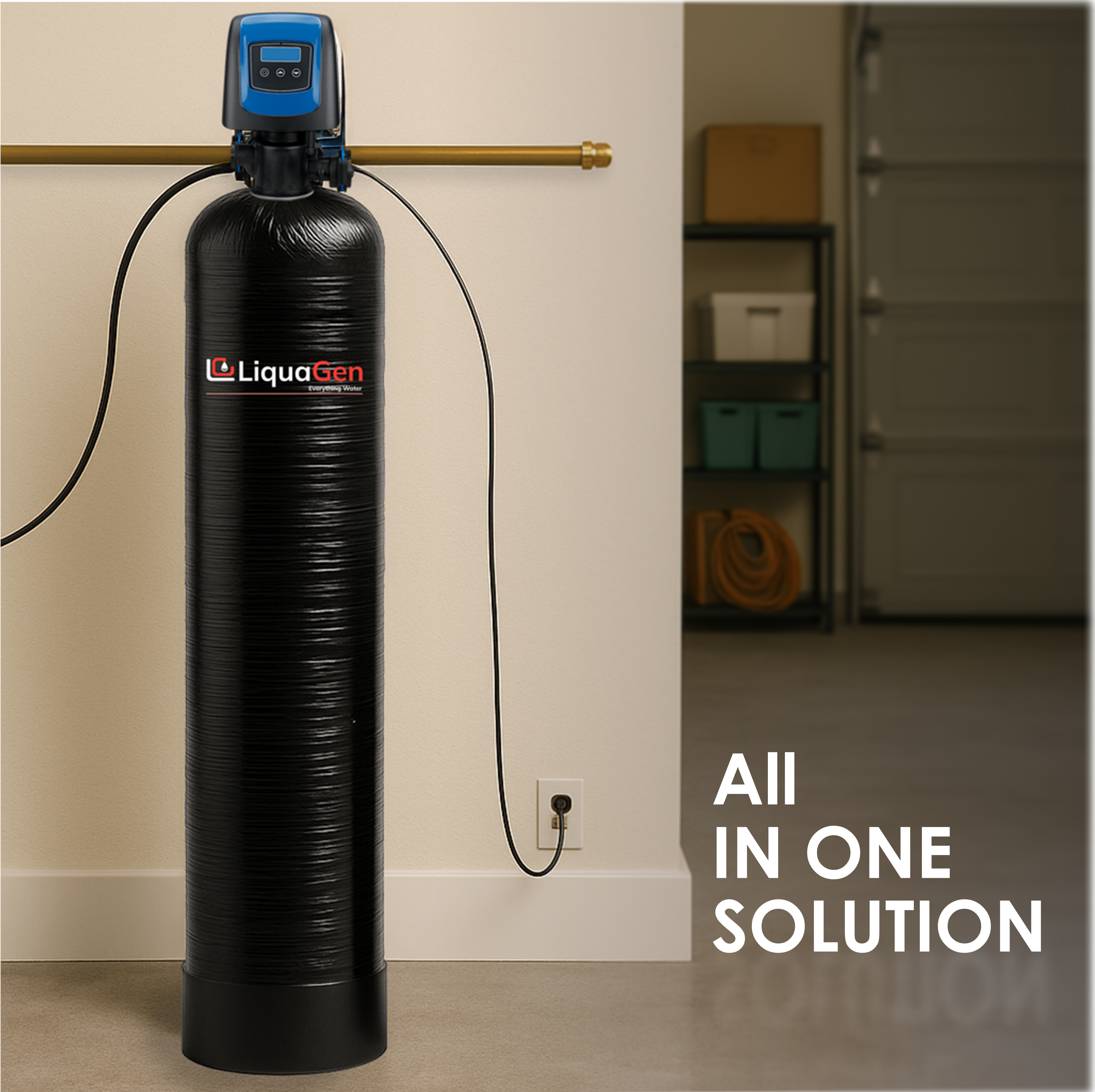 HydroMag Salt-Free Water Conditioner with Catalytic Carbon & Sediment Filtration – All-in-One System - LiquaGen Water