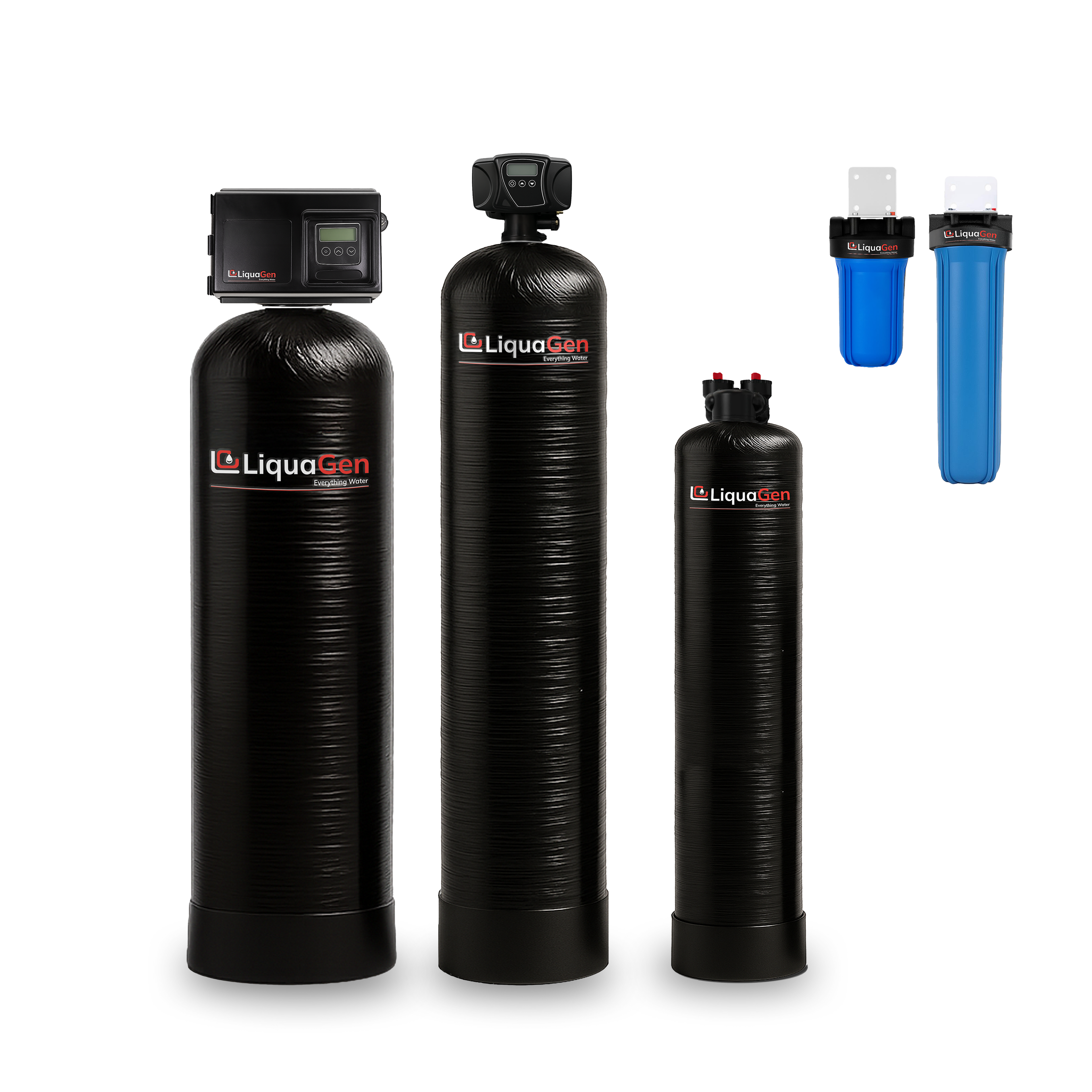 Ultimate Whole House Well Water Filter Salt-Free Conditioner System Combo