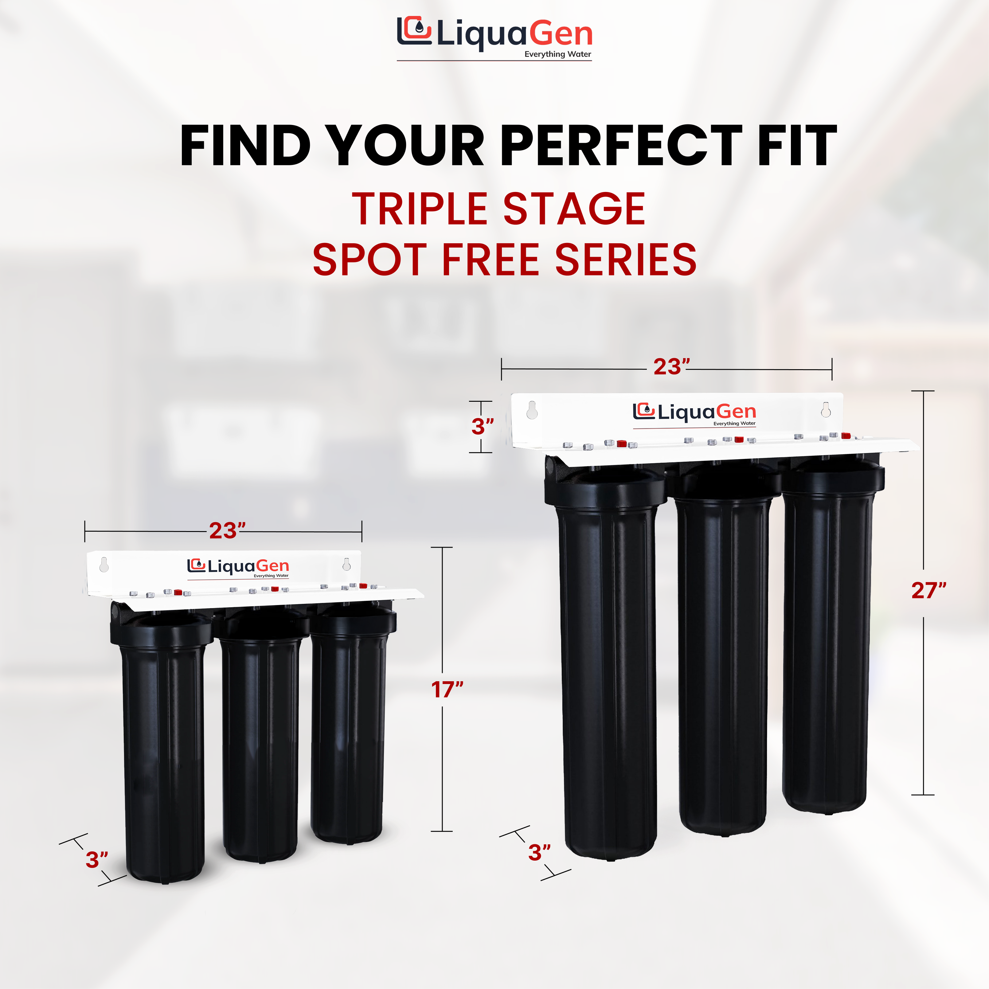 Triple Spot Free Deionizer System - LiquaGen Water