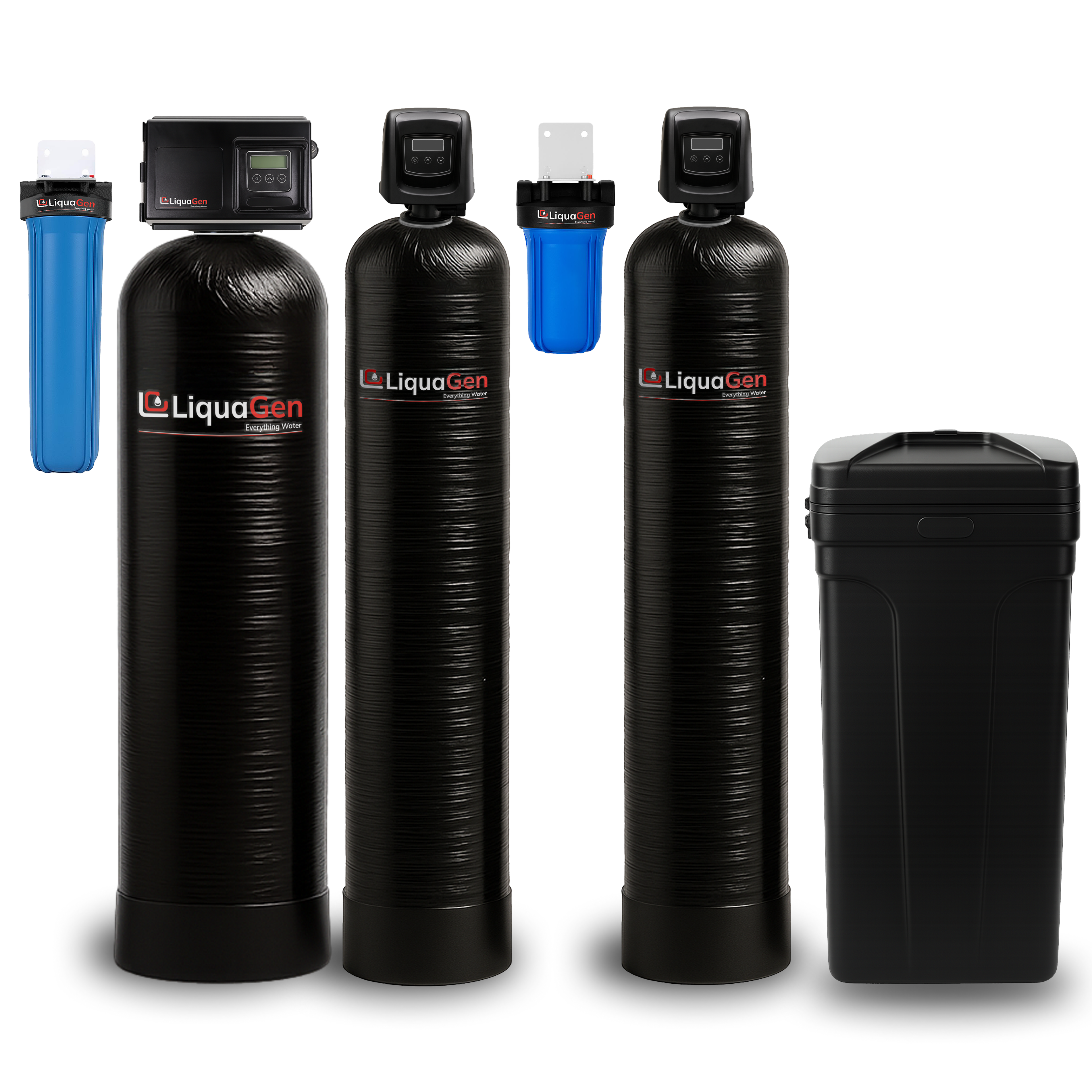 Ultimate Whole House Well Water Filter + Salt Based Water Softener