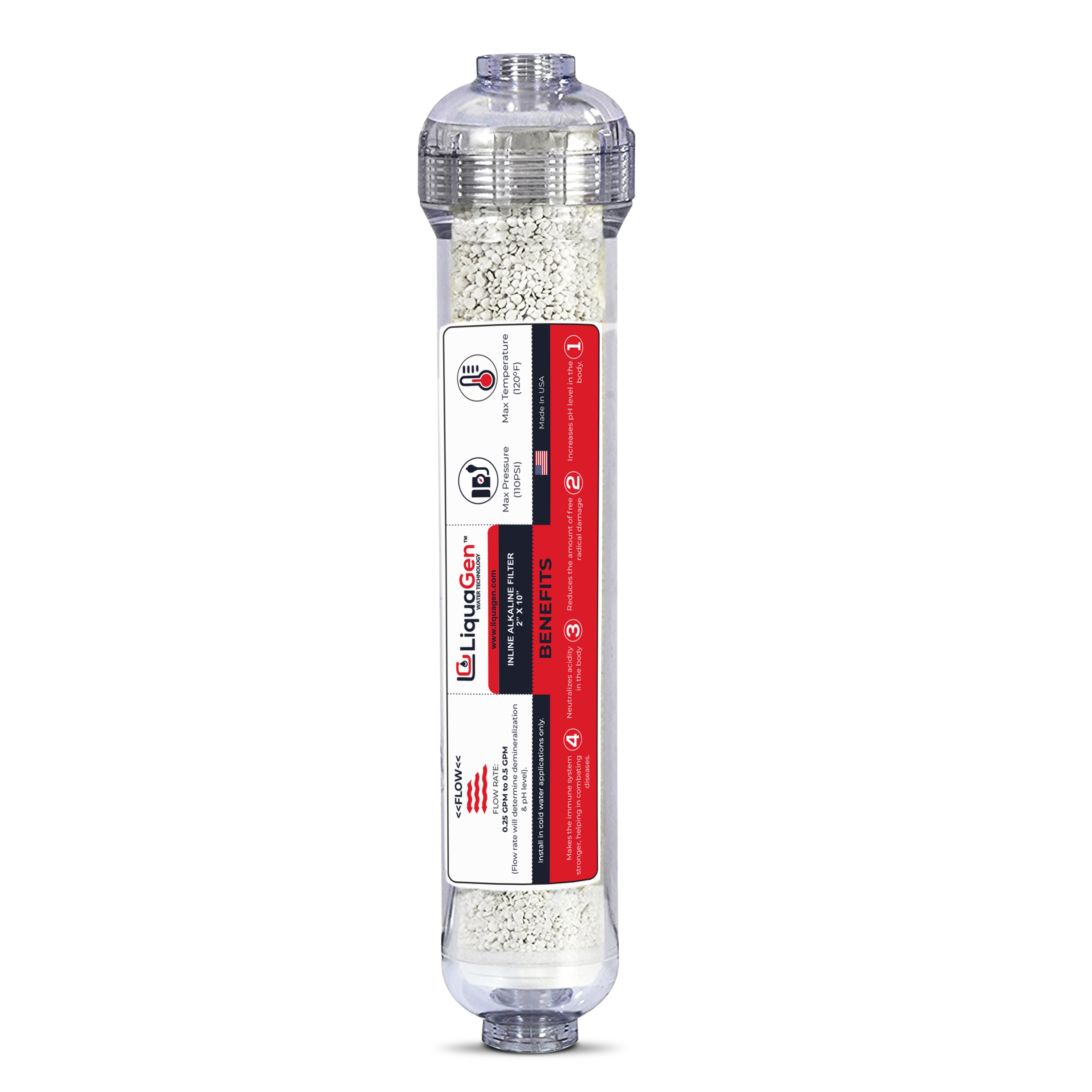pH Alkaline Mineral Water Filter
