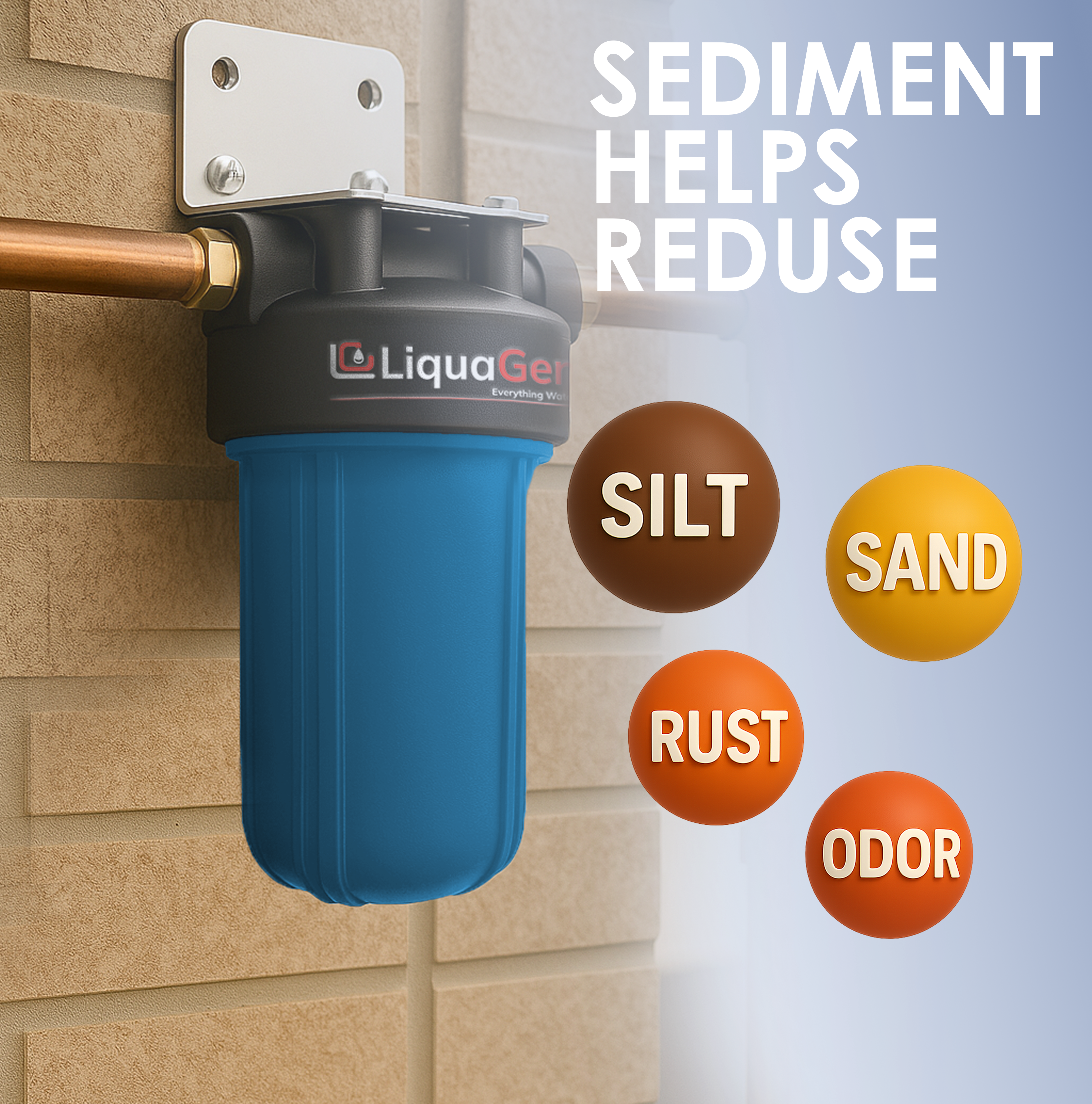 Whole House Well Water Filtration System – Air Oxidation for Iron, Sulfur & Odor