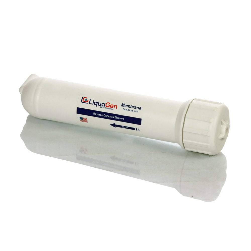 Reverse Osmosis Membrane Housing w/FULL KIT: 1/8" Female Connections - LiquaGen Water