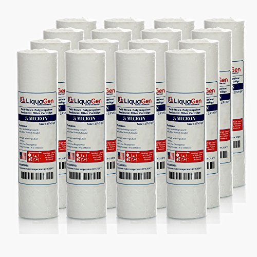 2.5" X 20" Polypropylene Sediment Filter - LiquaGen Water