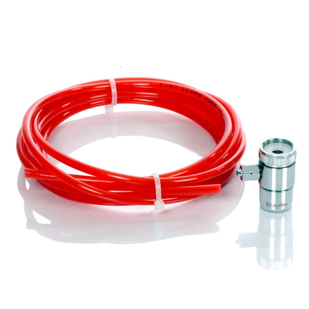 Chrome Faucet Diverter Valve - LiquaGen Water