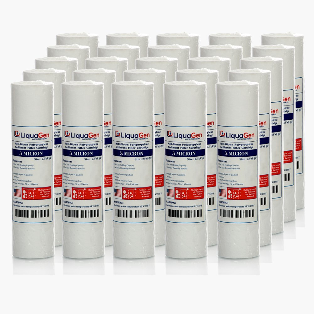 2.5" X 20" Polypropylene Sediment Filter - LiquaGen Water