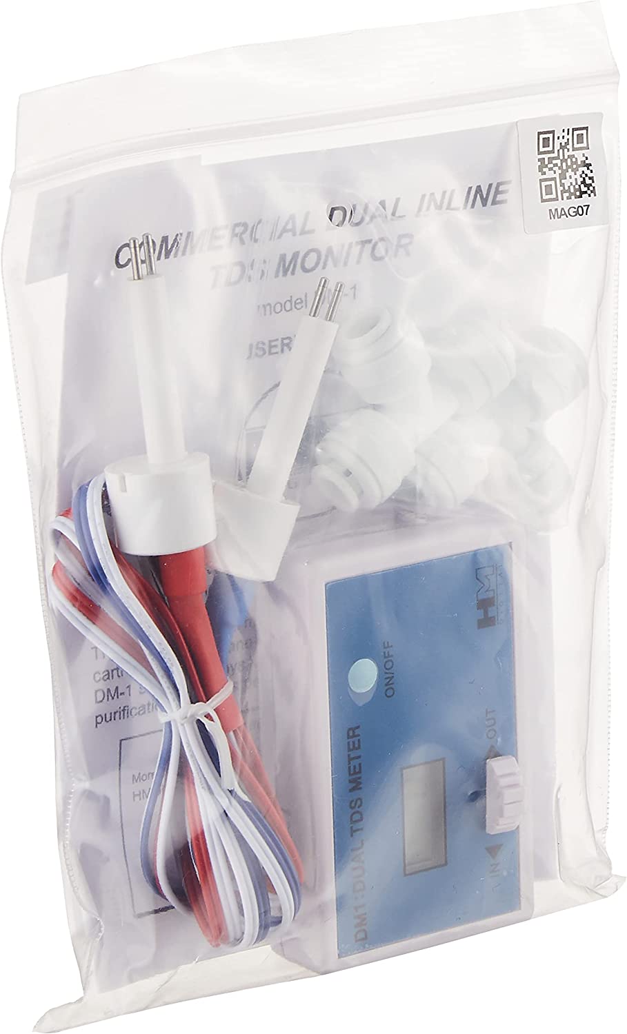 HM Digital Dual Inline TDS Meter DM-1 - LiquaGen Water