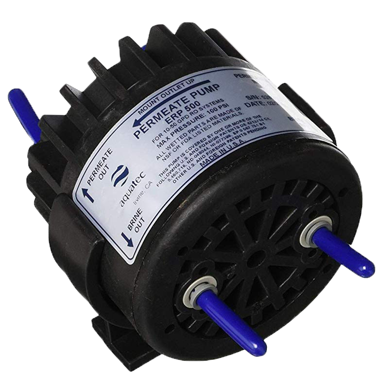 Aquatec ERP Permeate Pump + Mounting Clip - LiquaGen Water
