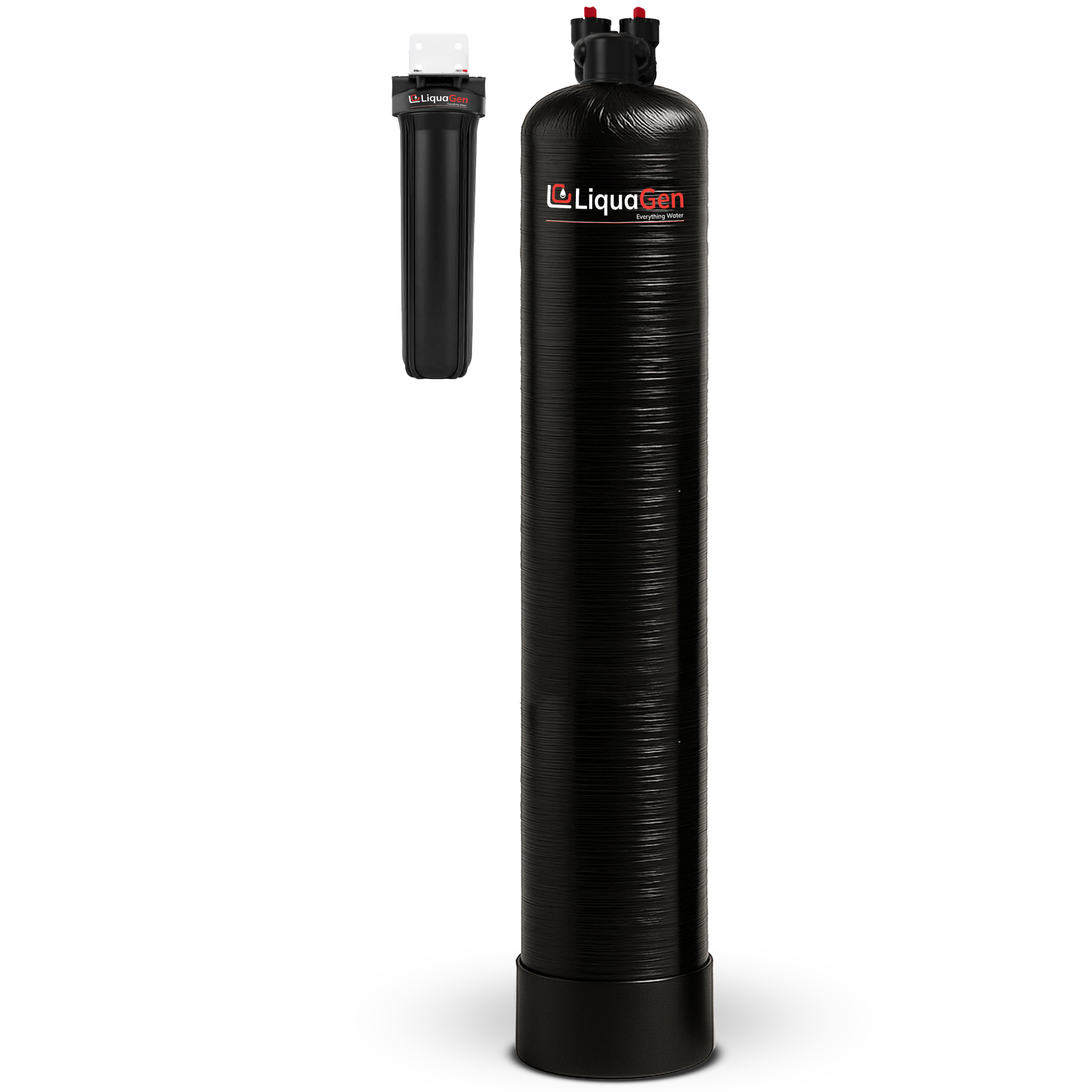 Salt-Free Water Conditioner (Softener Alternative) + Copper Zinc Pre-Filter - LiquaGen Water