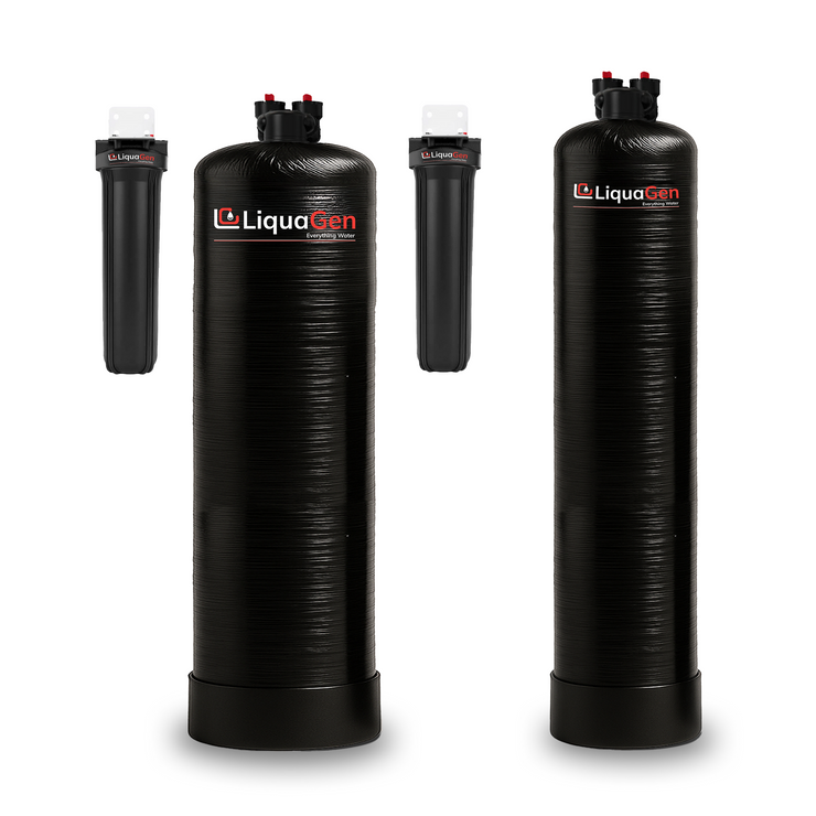 Salt-Free Water Conditioner & Descaler with Copper Zinc Filtration + Interceptor