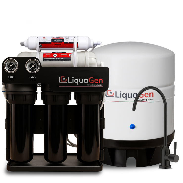 Light Commercial Grade Reverse Osmosis Water Filtration System 150 GPD | 6 Stage RO + Booster Pump