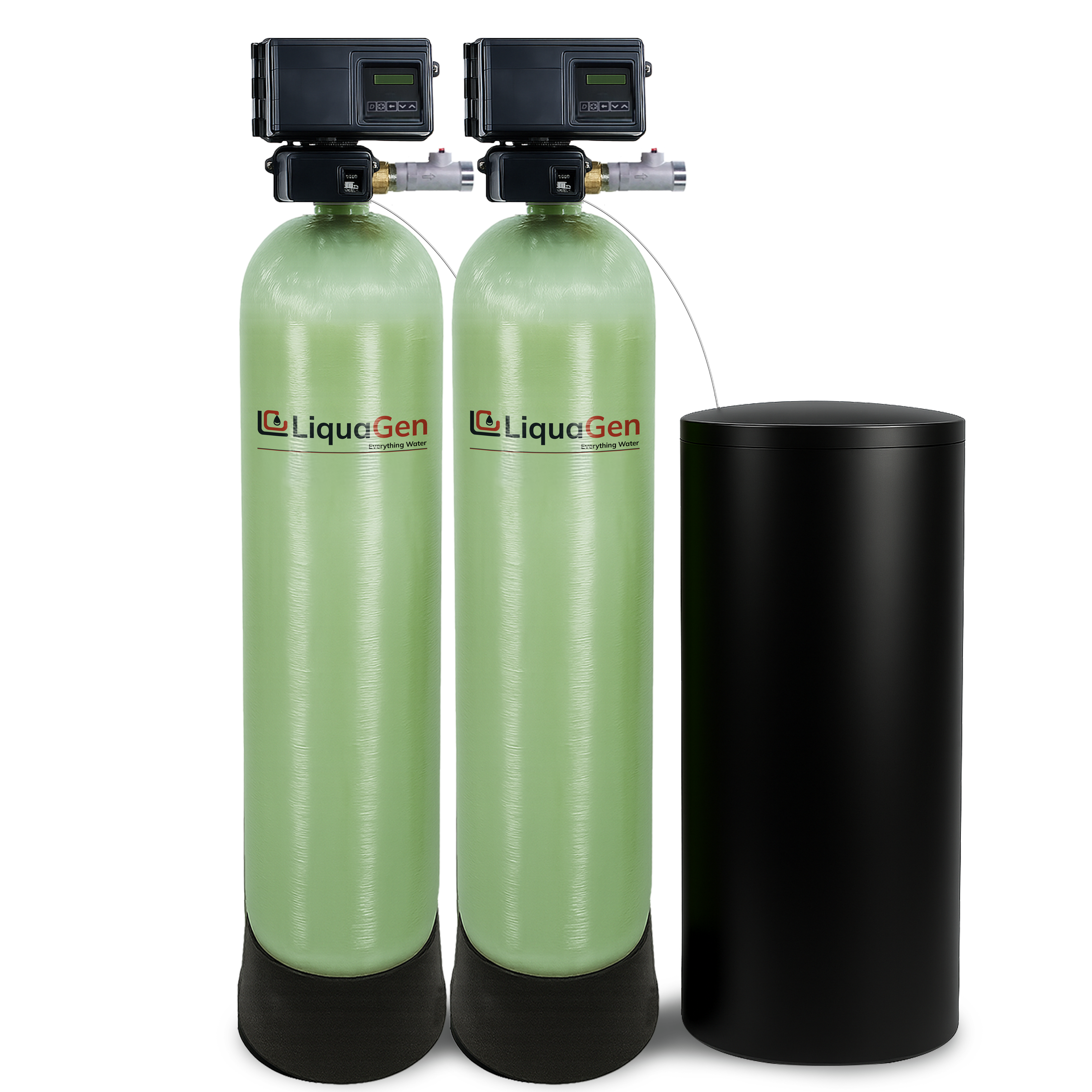 2" Dual Tank Commercial Water Softener - LiquaGen Water