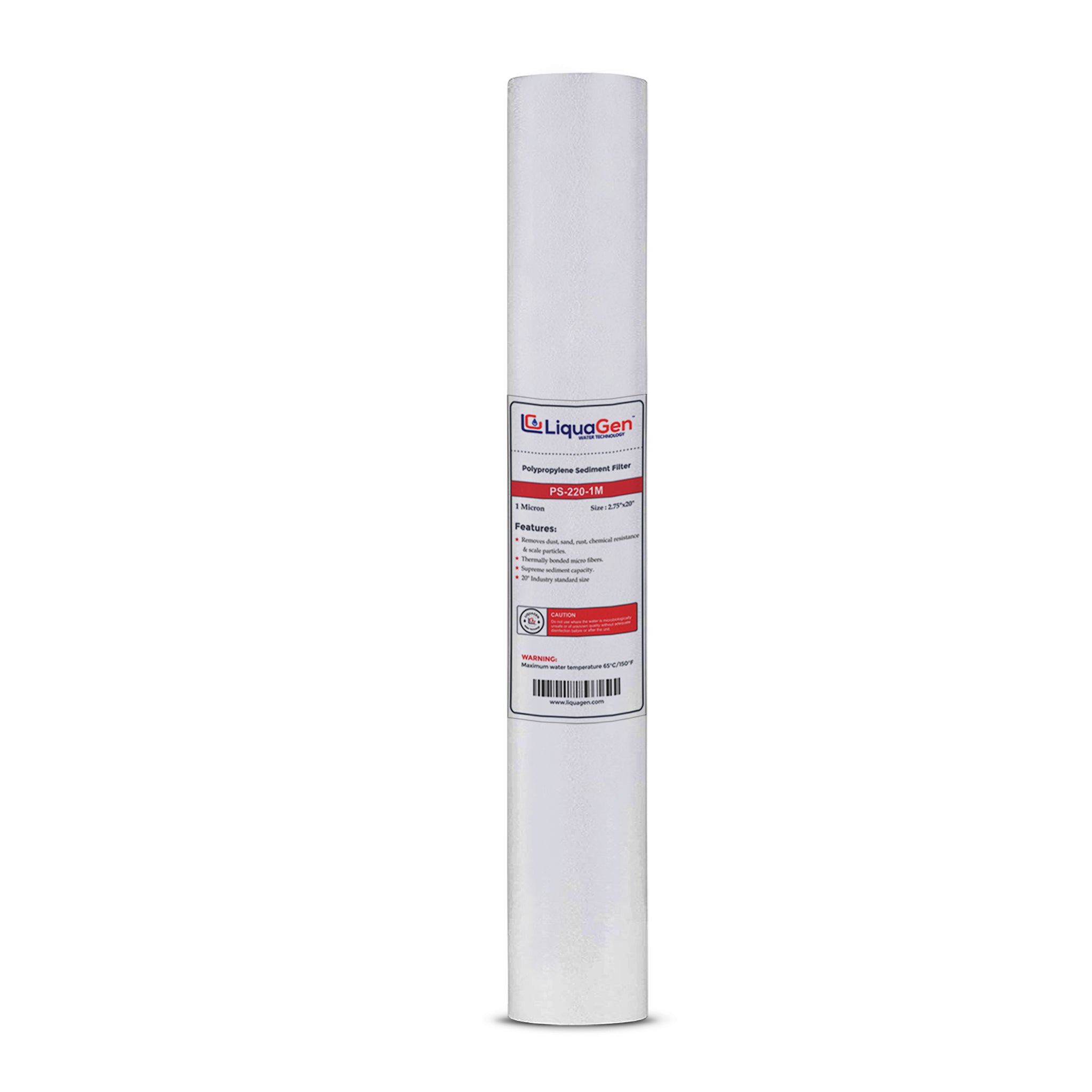 2.5" x 20" Sediment Depth Filter - LiquaGen Water