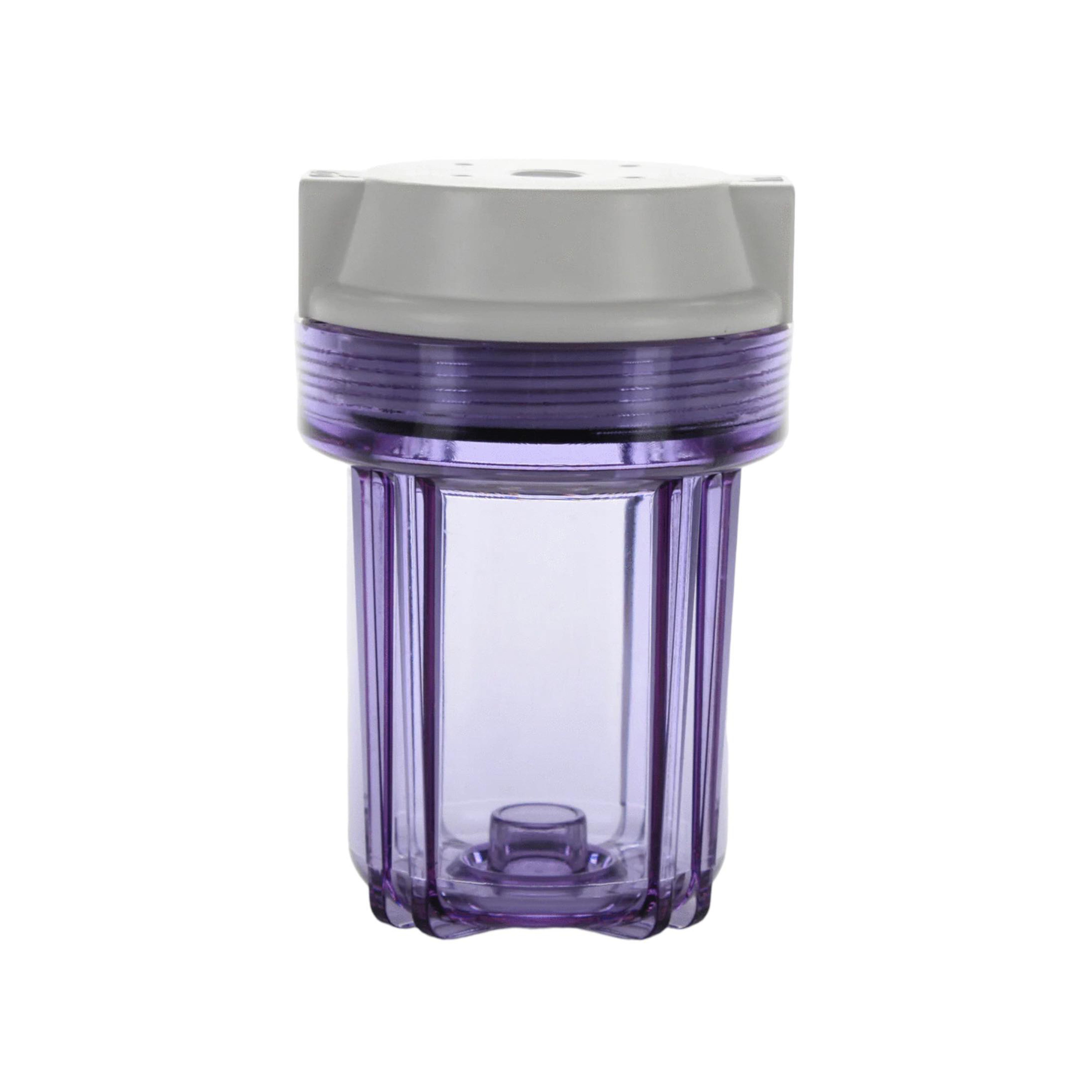 2.5" x 5" Clear Opaque Carbon & GFO Flat Cap Housing