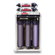 Commercial Grade Reverse Osmosis + Deionization (RO/DI) Water Filtration System - 200 GPD - 0 TDS Booster Pump