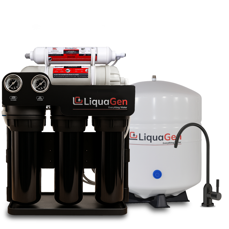 Light Commercial Grade Reverse Osmosis Water Filtration System 150 GPD | 6 Stage RO + Booster Pump