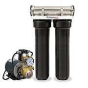 Commercial Hydroponics System 600GPD  4.5"x20" | 3 Stage Filtration