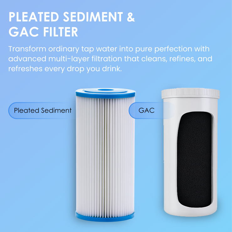 DUAL STAGE Whole House Filtration | Chlorine Removal