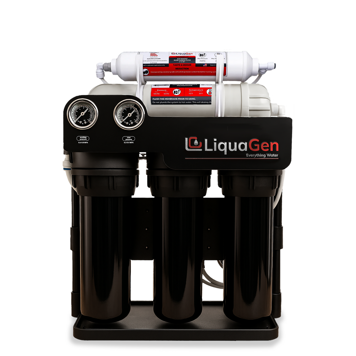 Light Commercial Grade Reverse Osmosis Water Filtration System 300 GPD