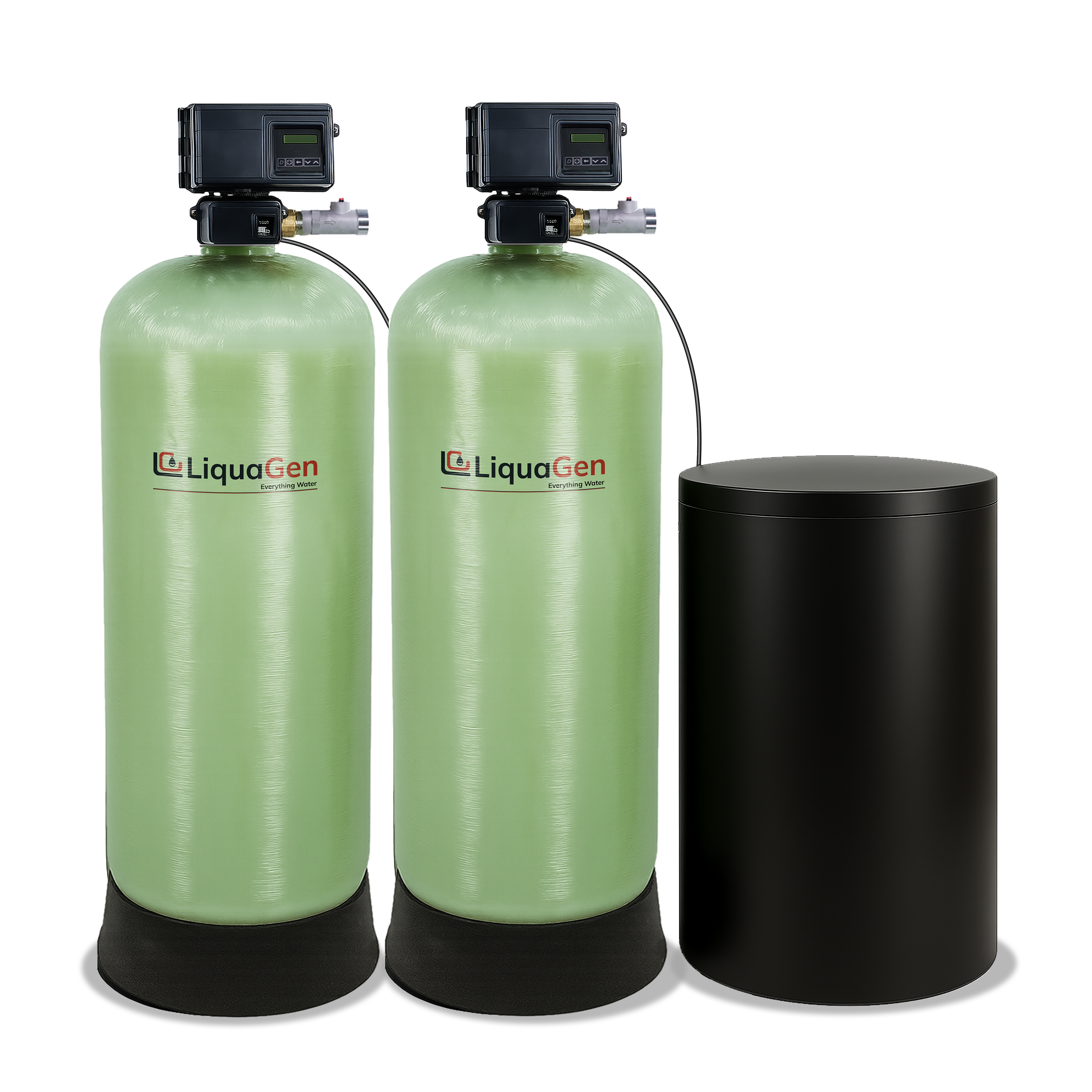 2" Dual Tank Commercial Water Softener - LiquaGen Water