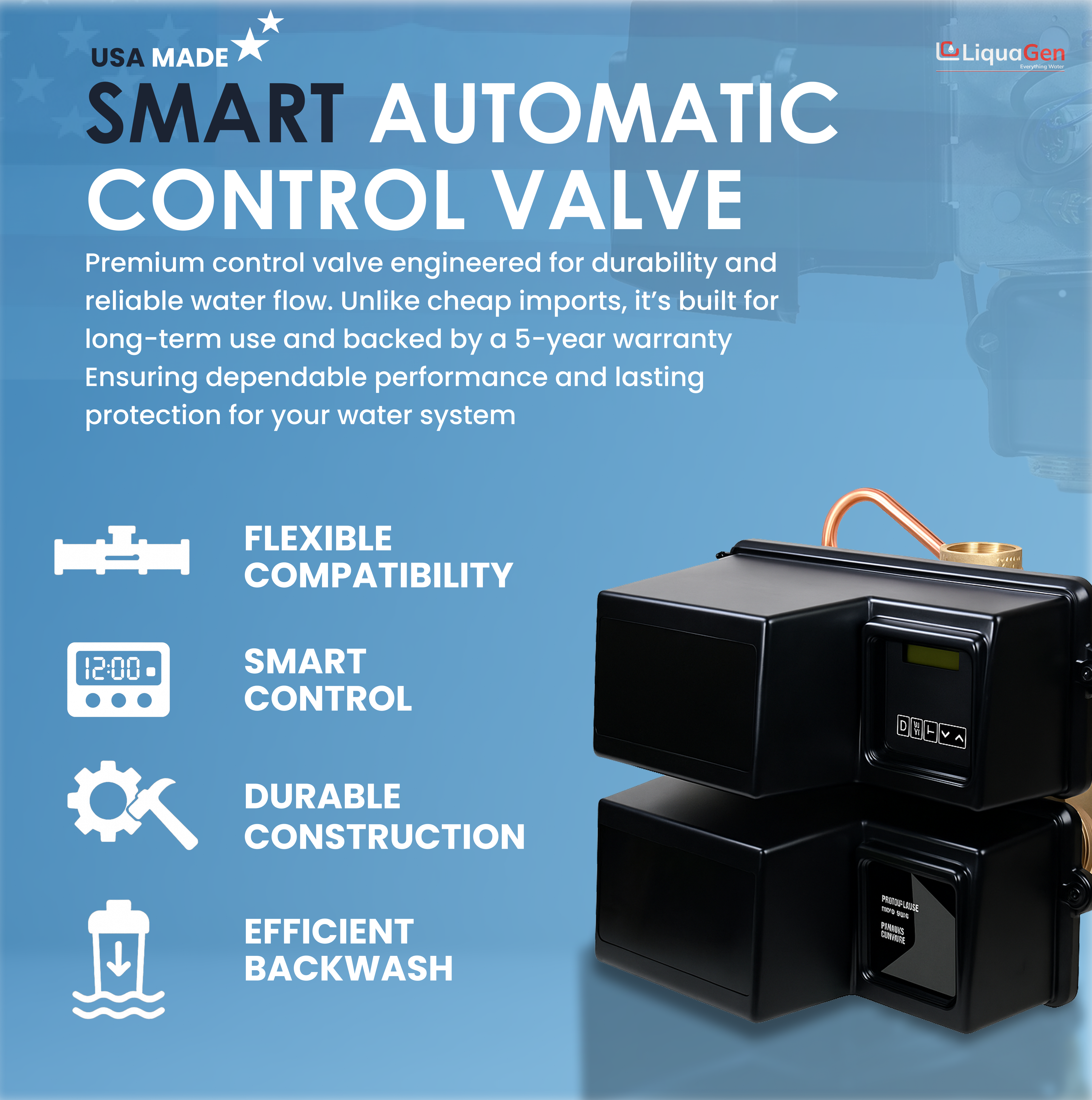 3" Triple Tank Commercial Water Softener - LiquaGen Water