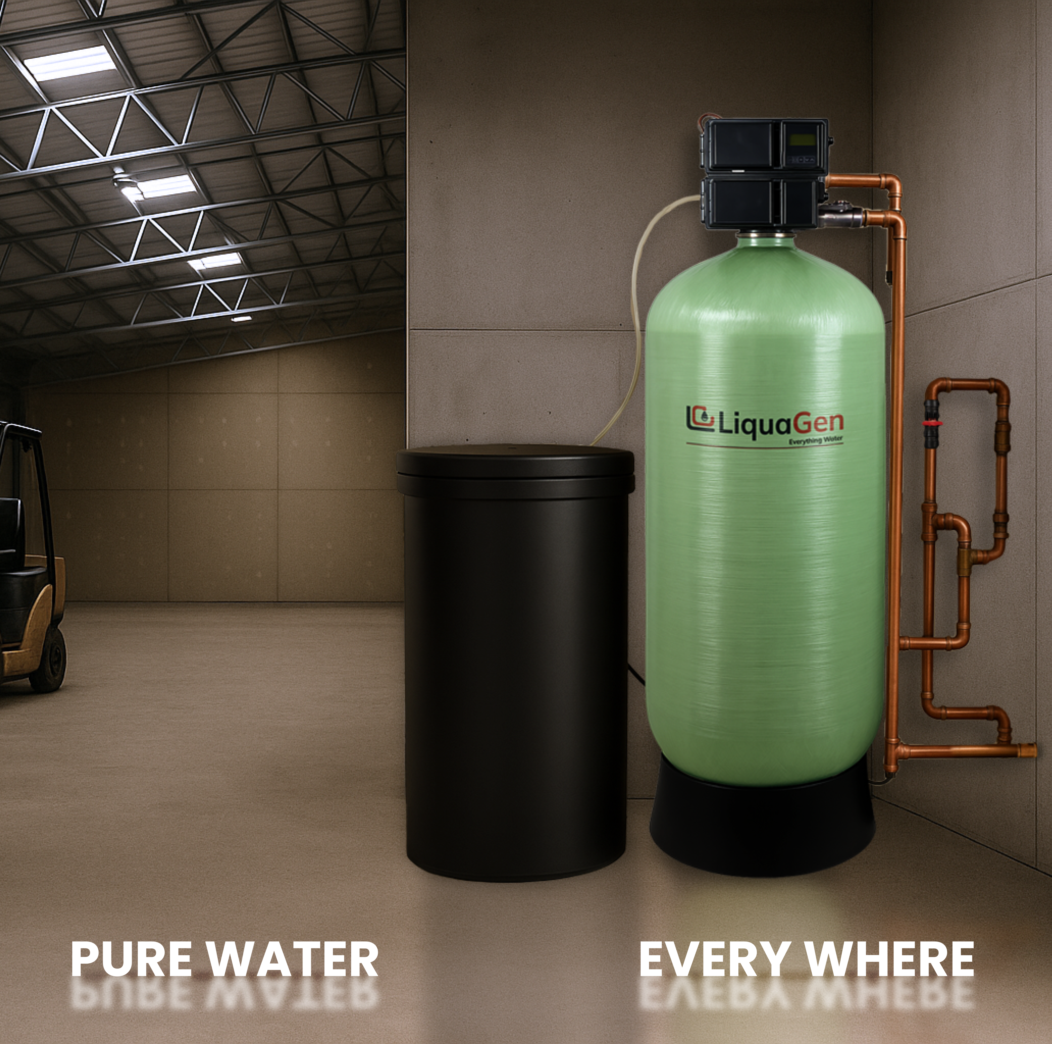 3" Single Tank Commercial Water Softener