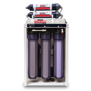 Commercial Grade Reverse Osmosis + Deionization (RO/DI) Water Filtration System - 400 GPD - 0 TDS Booster Pump