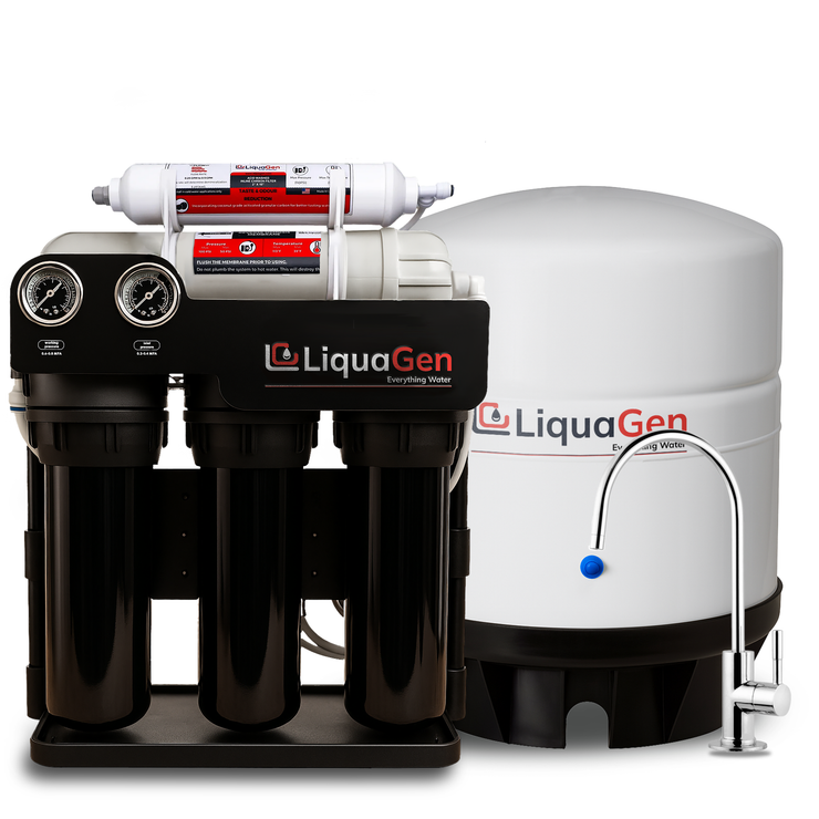 Light Commercial Grade Reverse Osmosis Water Filtration System 400 GPD | 5 Stage RO + Booster Pump