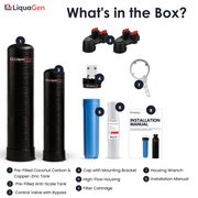 Salt-Free Water Conditioner & Descaler with Copper Zinc Filtration + Interceptor