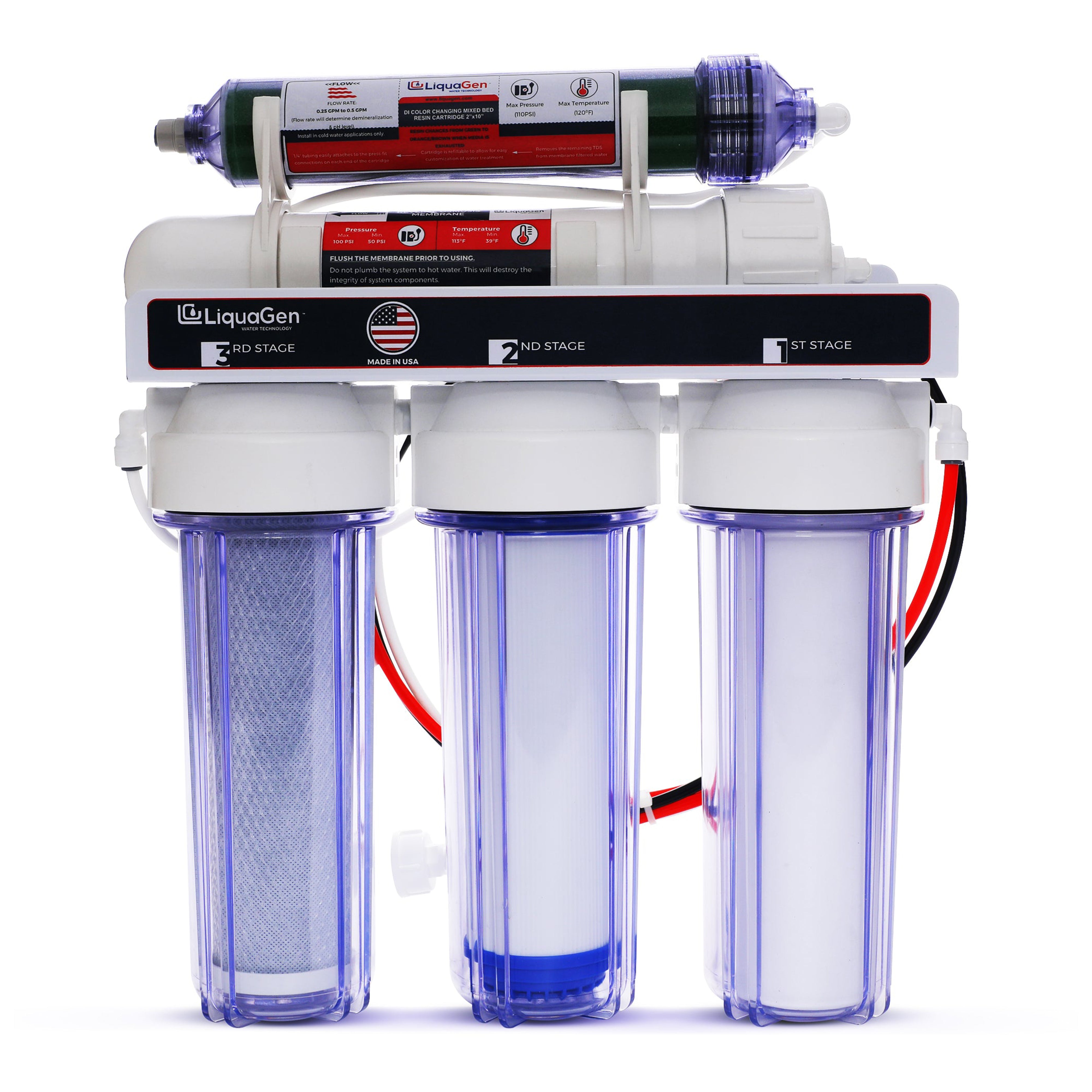 5 Stage Elementary 150 GPD RO/DI Water System