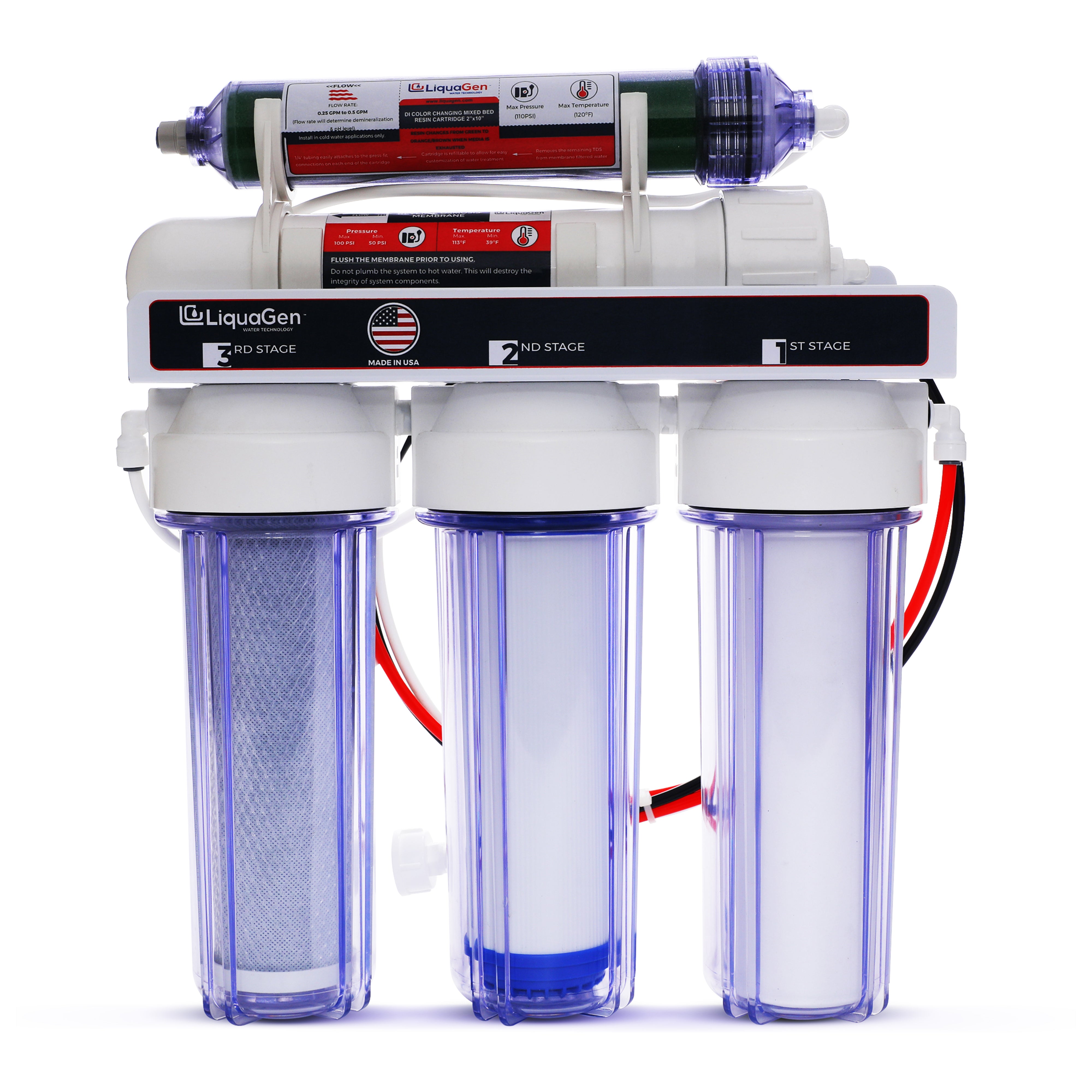 5 Stage Elementary 75 GPD RO/DI Water System