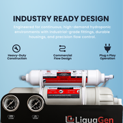 Light Commercial Grade Reverse Osmosis Water Filtration System 300 GPD | 5 Stage RO + Booster Pump