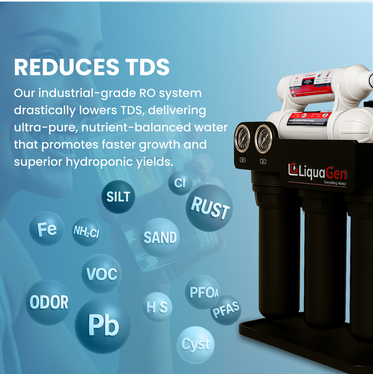 Light Commercial Grade Reverse Osmosis Water Filtration System 300 GPD | 5 Stage RO + Booster Pump