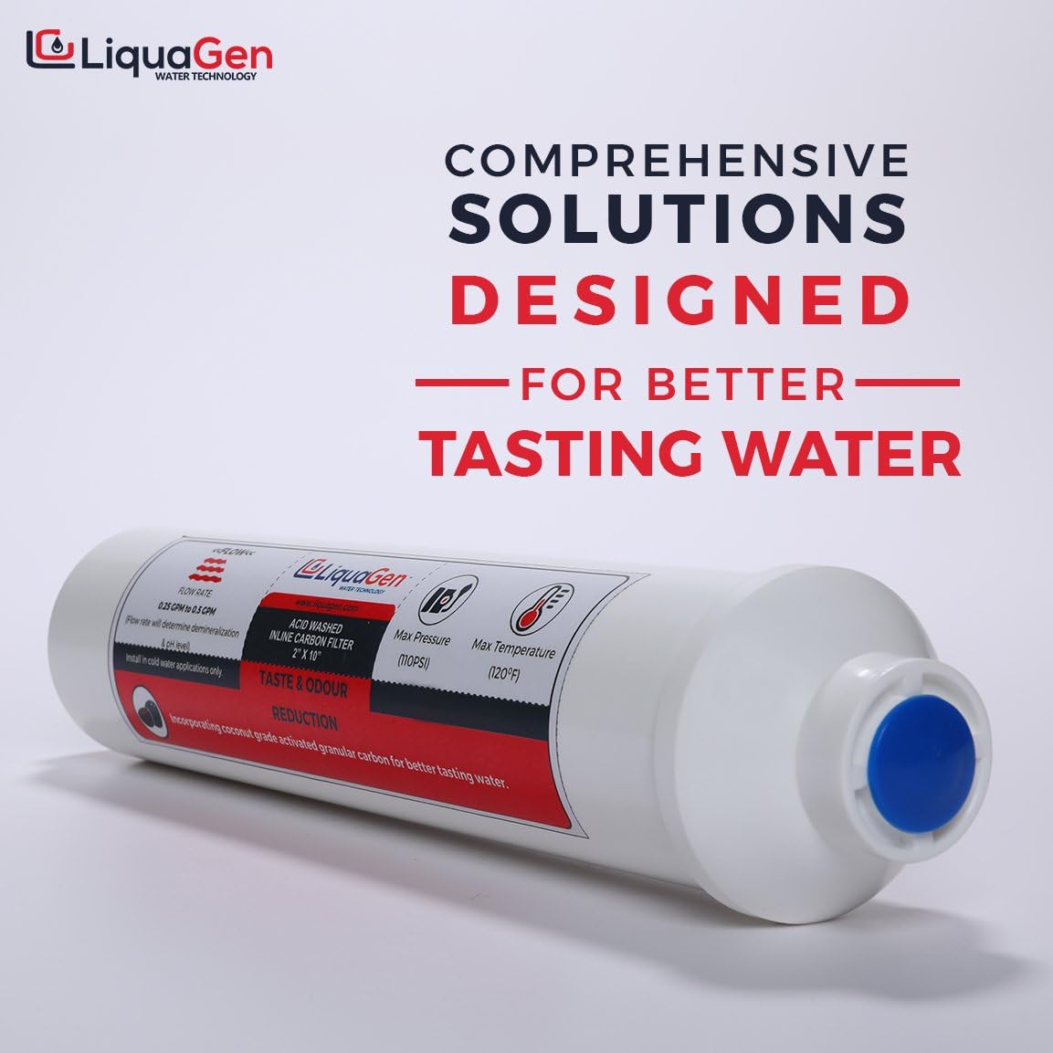 2" x 10" Inline Sediment Filter - LiquaGen Water