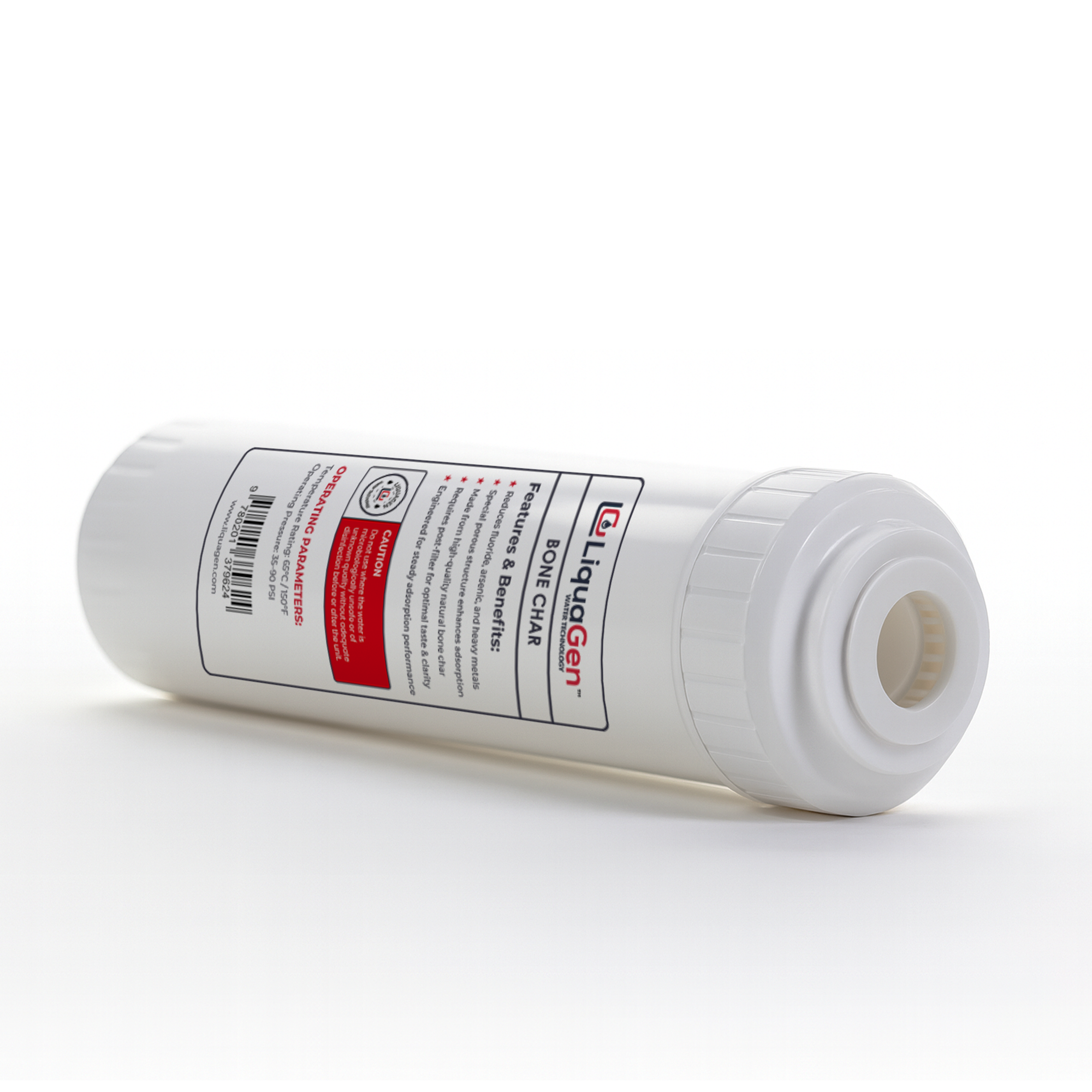 2.5" x 10"  Bone Char Filter Cartridge (Flouride Reduction)