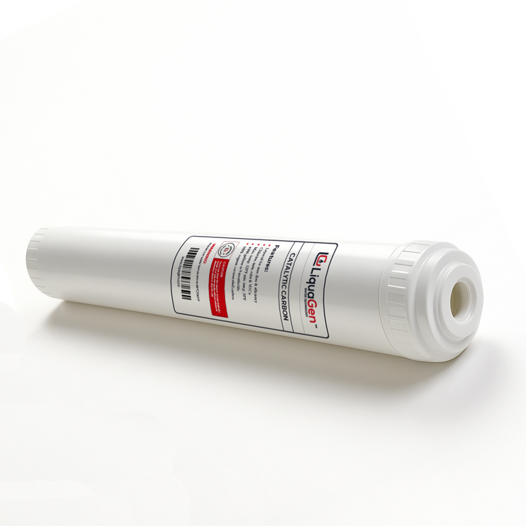2.5" x 20" Catalytic Carbon Filter Cartridge (Chlorine & Chloramine Reduction)
